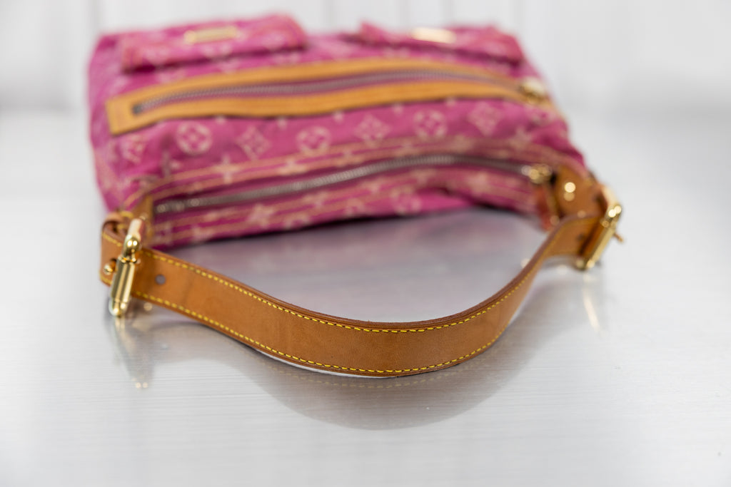 Louis Vuitton Pink Denim Baggy