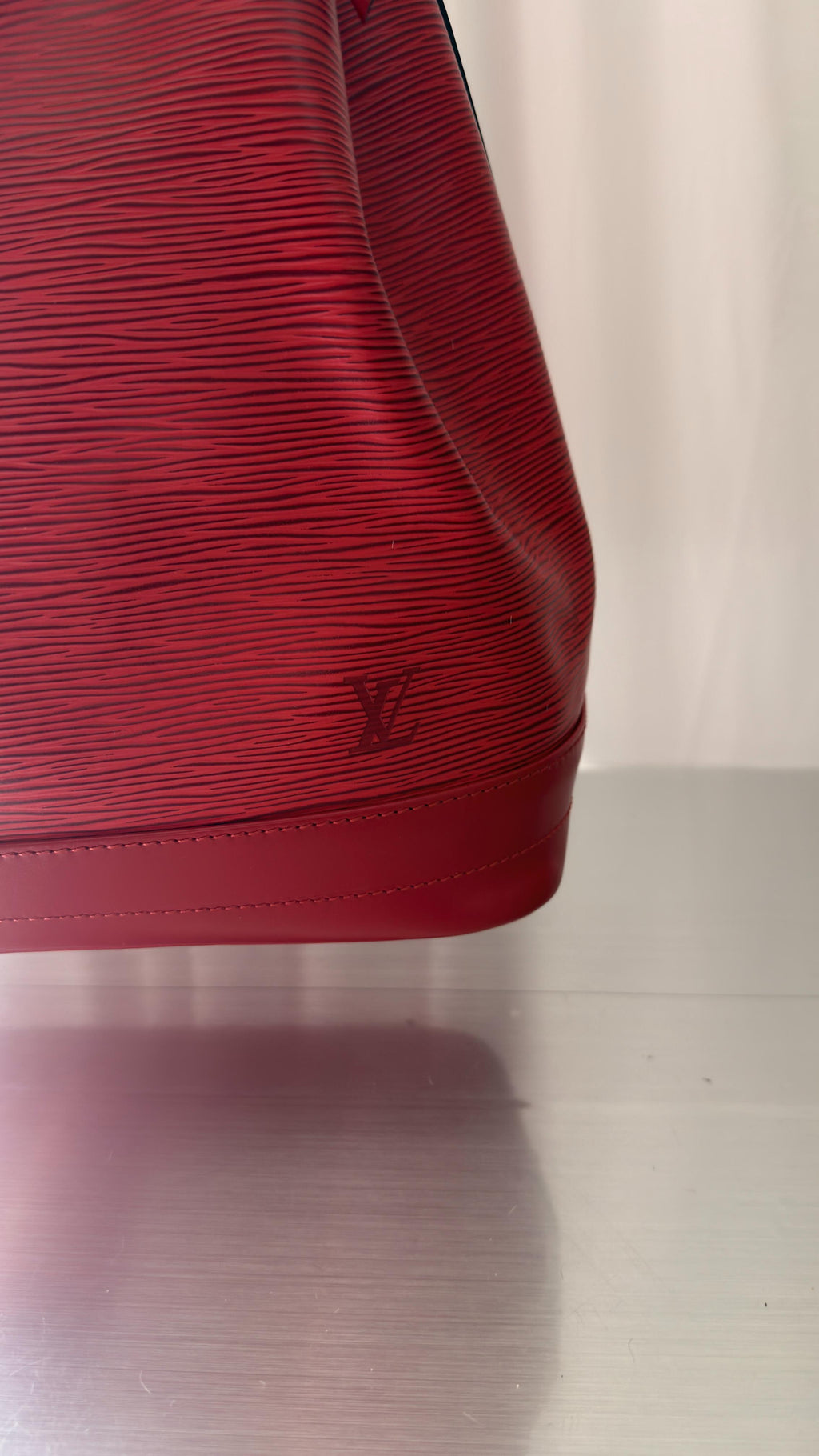 Louis Vuitton Red Epi Noe GM Bag