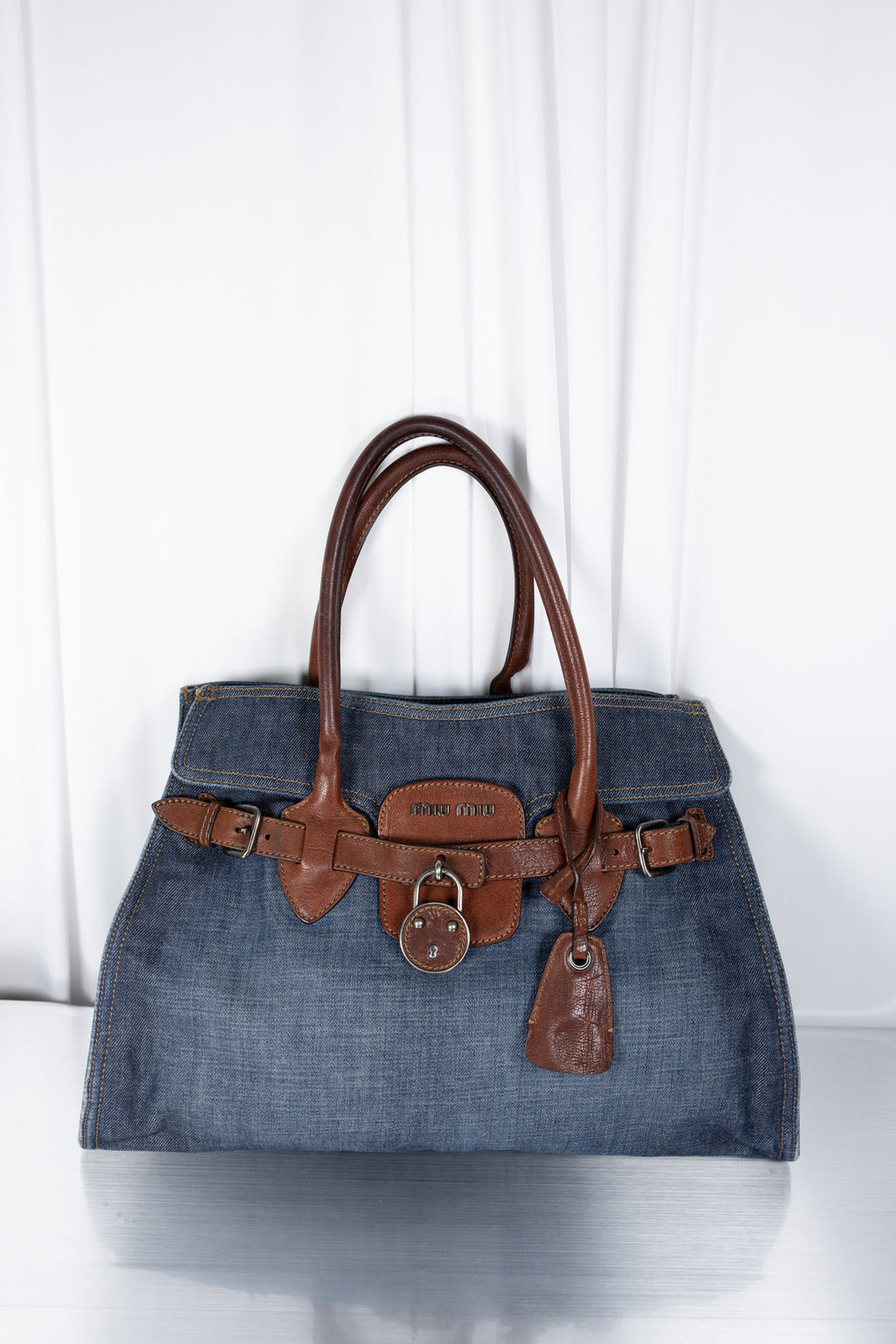 Miu Miu Denim Tote