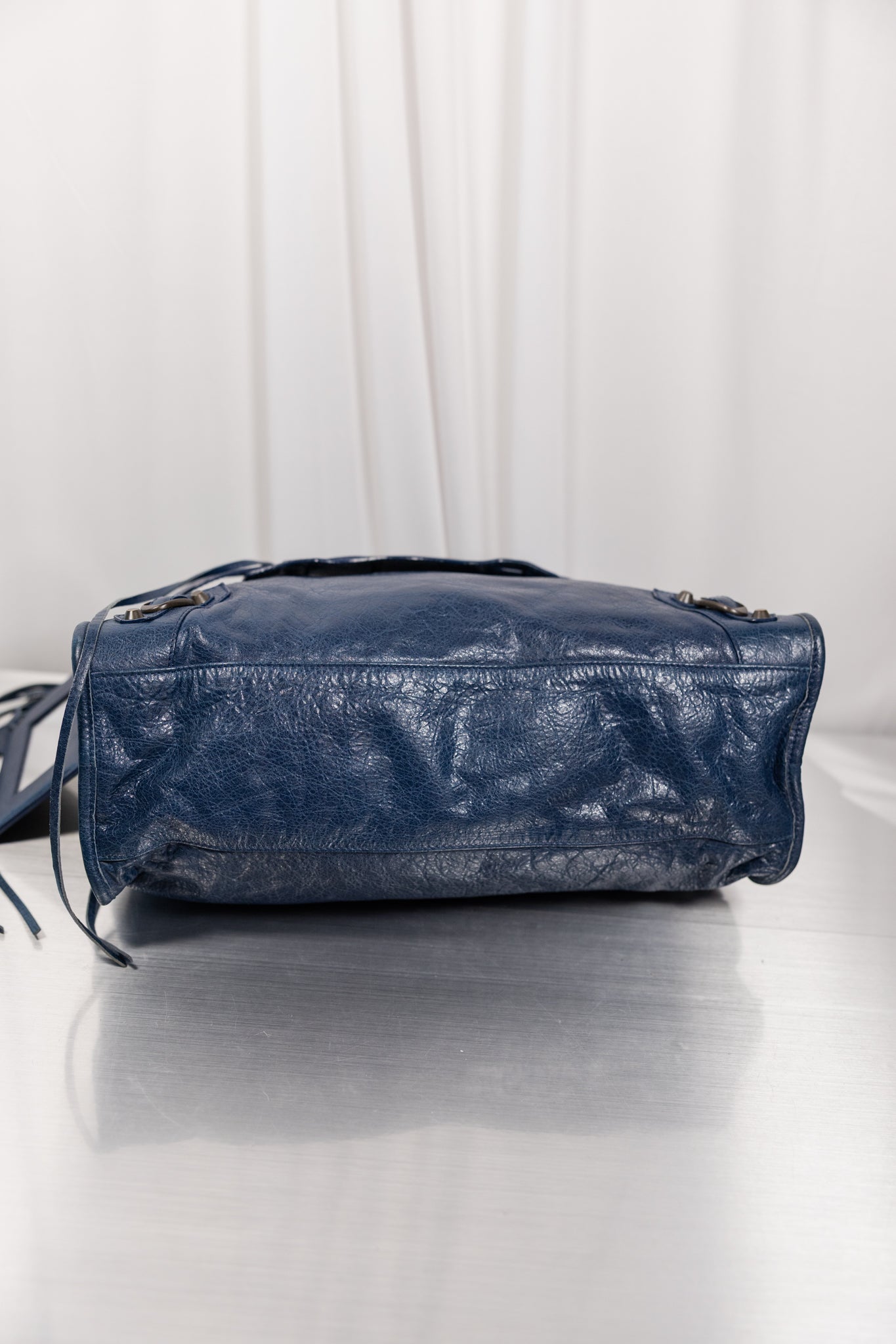Balenciaga 2013 Navy Blue Medium City