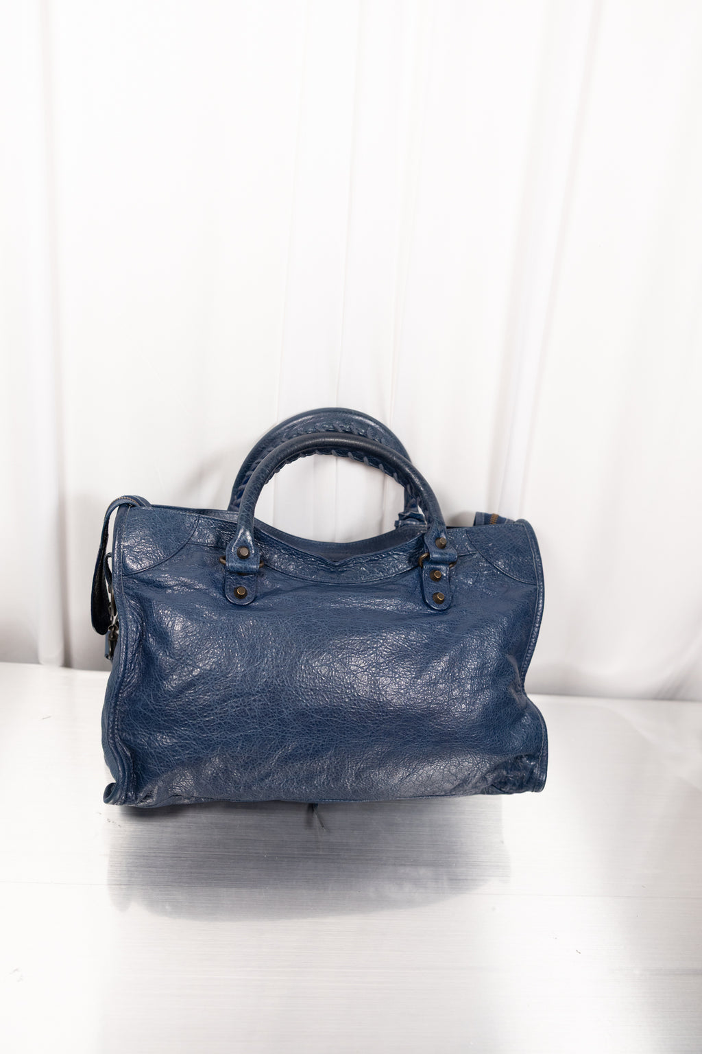 Balenciaga 2013 Navy Blue Medium City