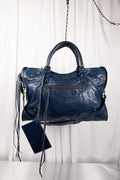 Balenciaga 2013 Navy Blue Medium City