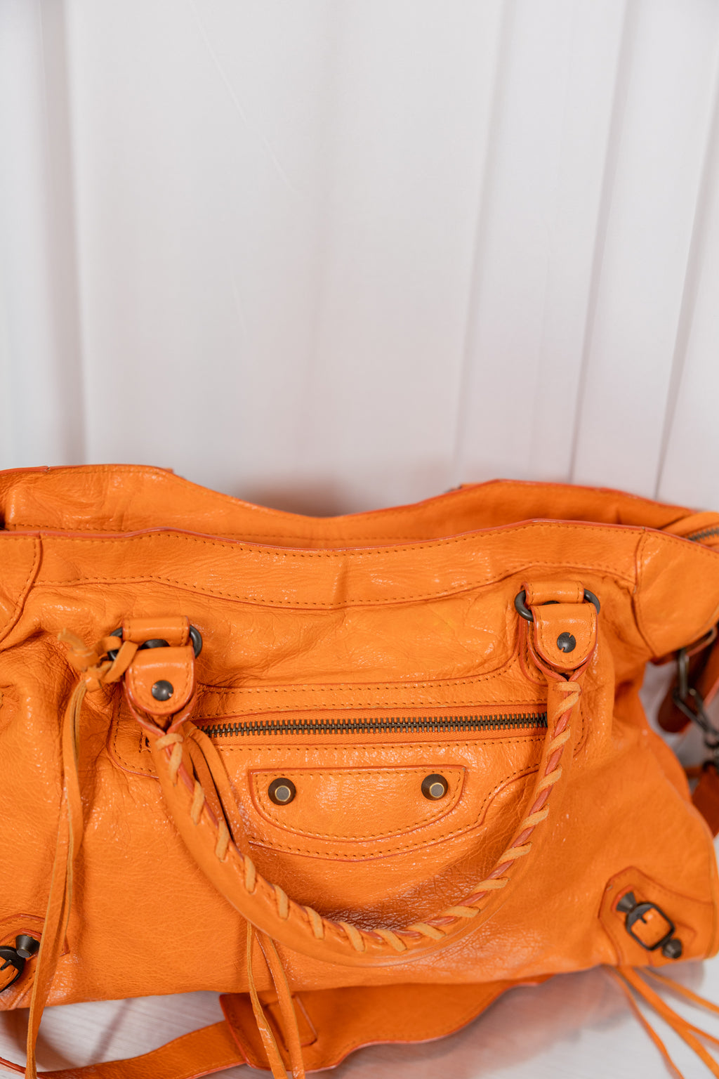 Balenciaga 2013 Orange Medium City