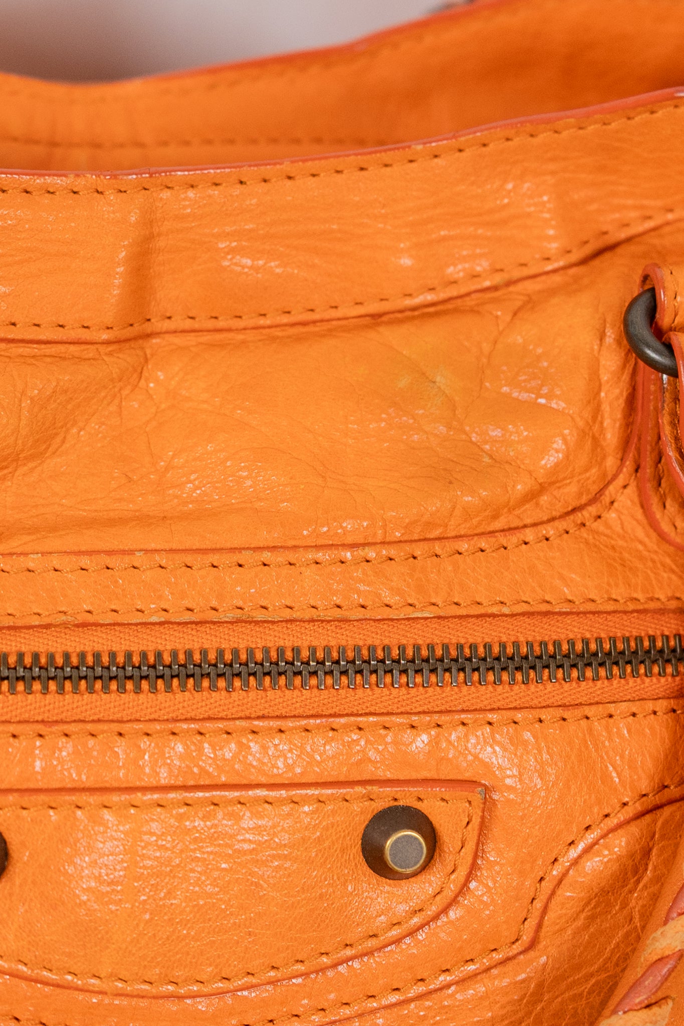 Balenciaga 2013 Orange Medium City