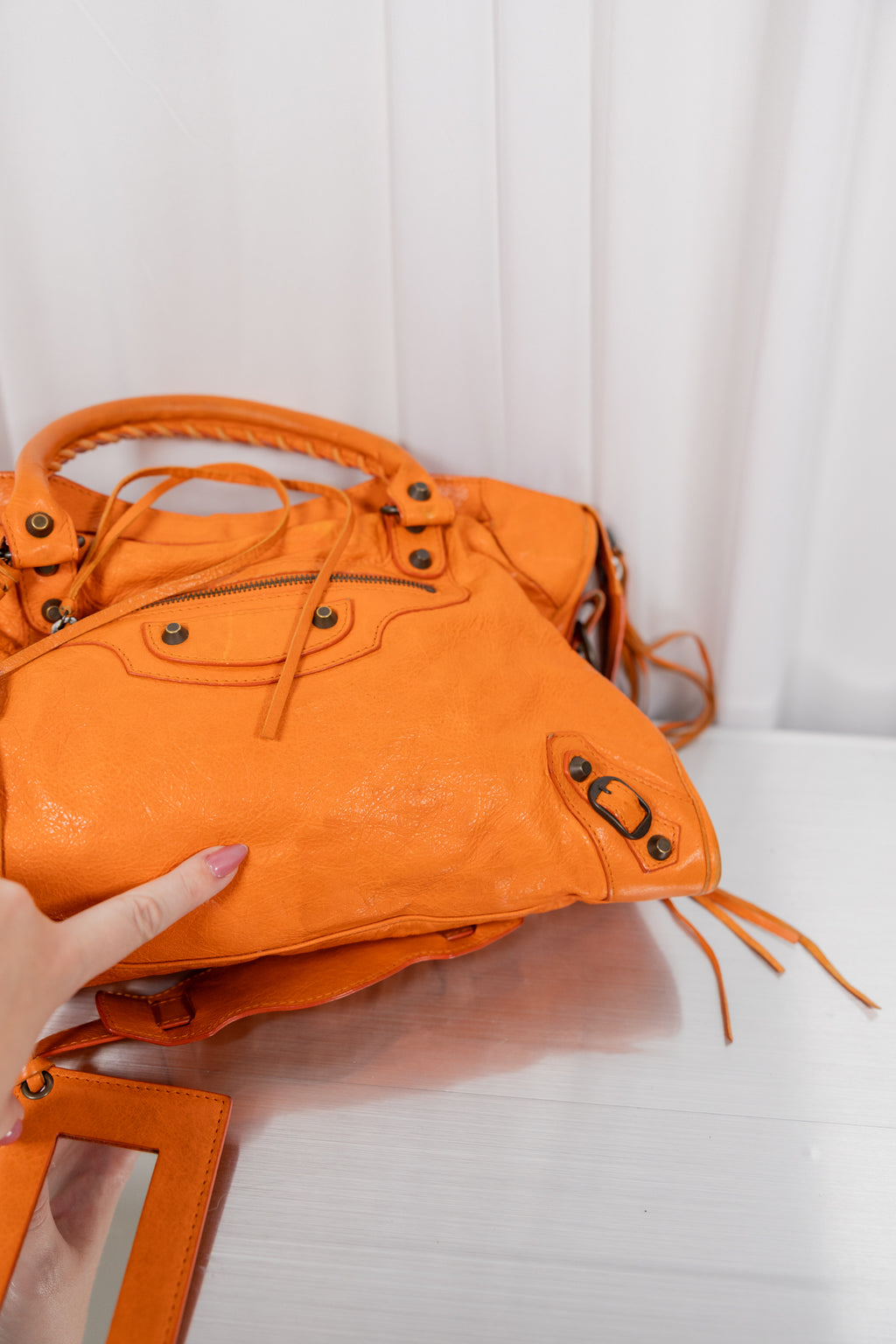 Balenciaga 2013 Orange Medium City