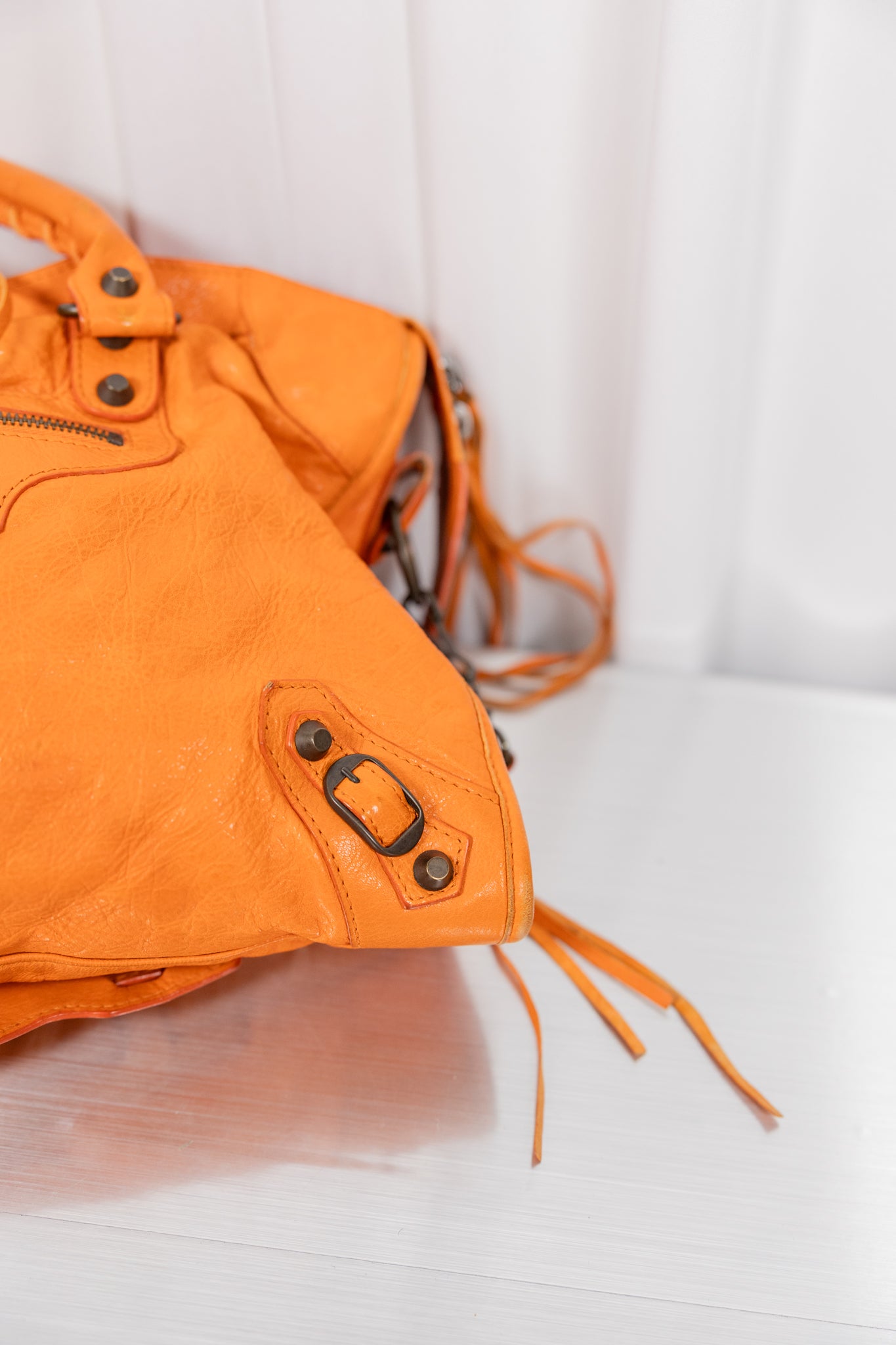 Balenciaga 2013 Orange Medium City