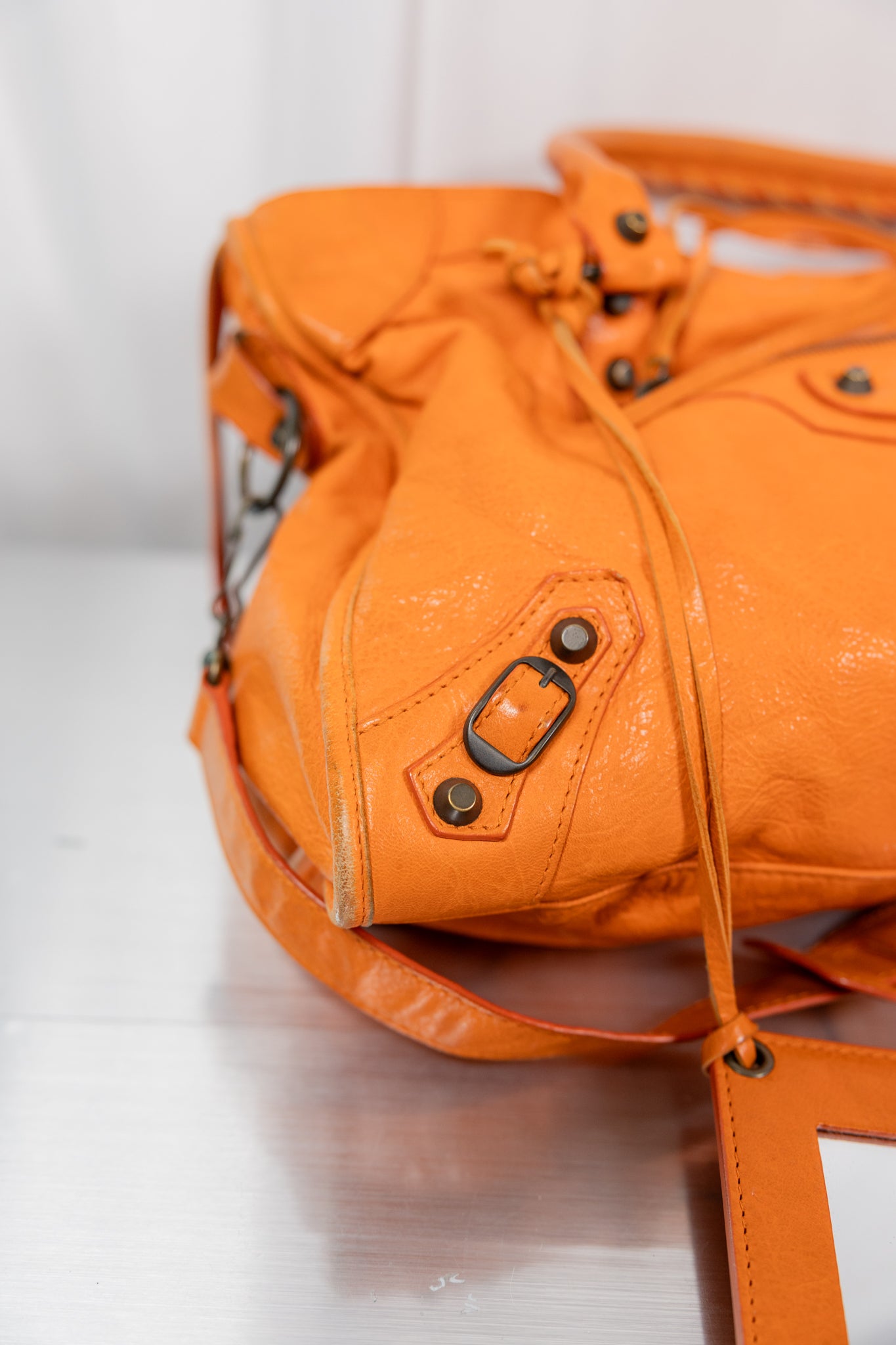 Balenciaga 2013 Orange Medium City