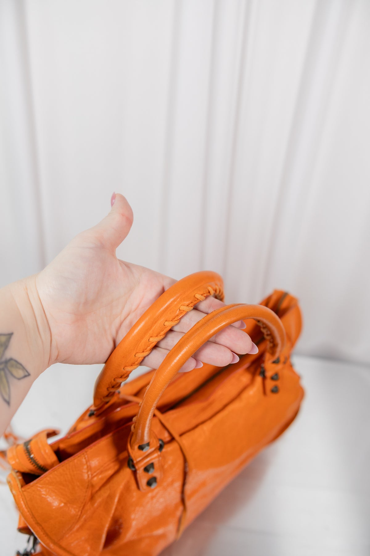 Balenciaga 2013 Orange Medium City