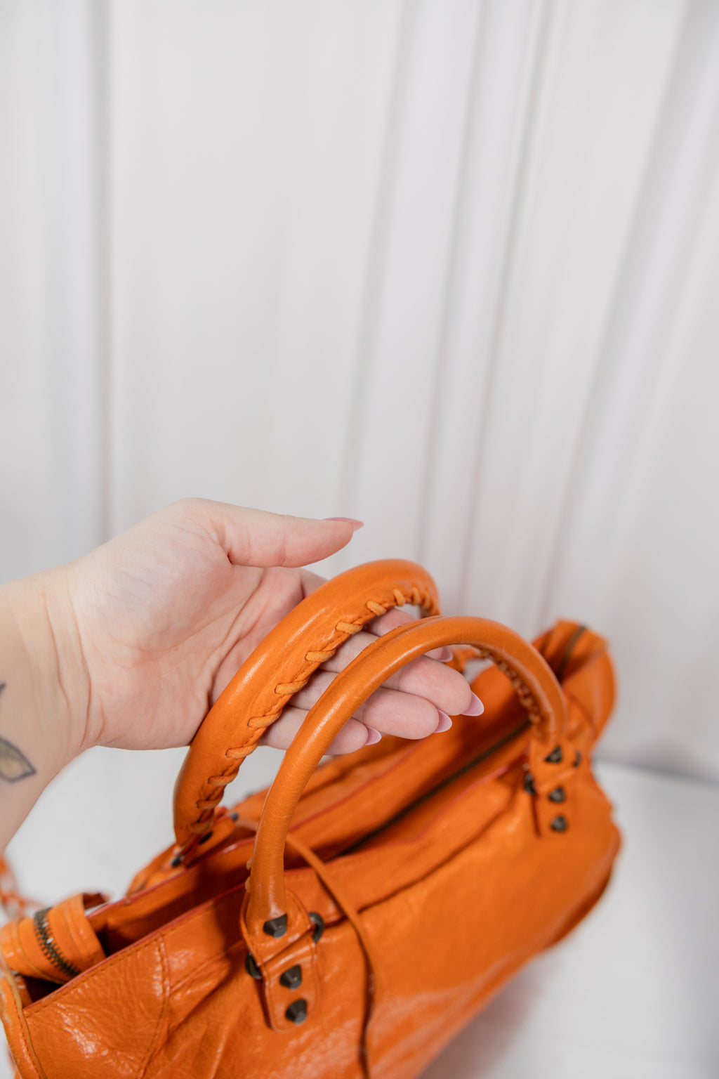 Balenciaga 2013 Orange Medium City