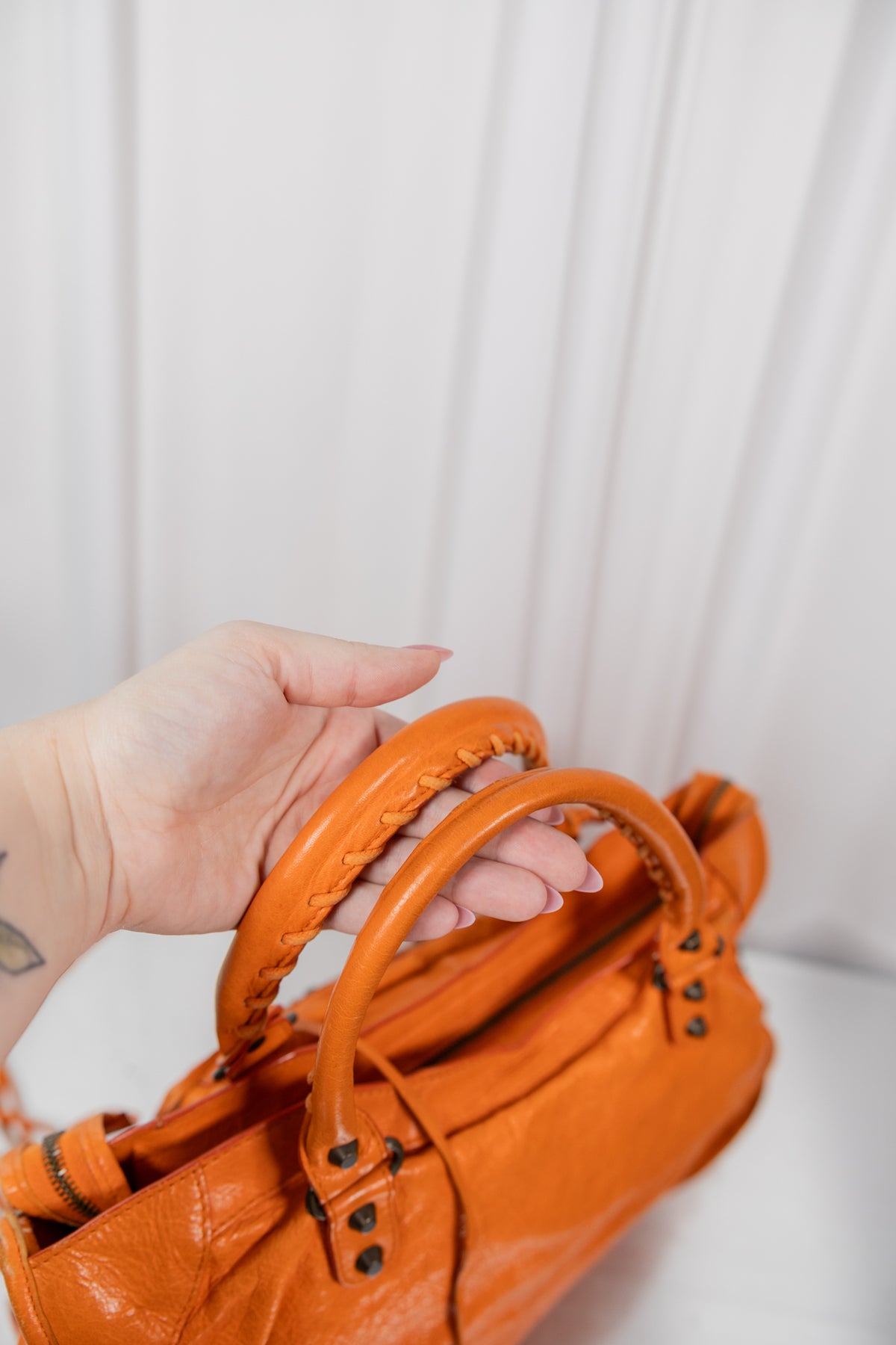 Balenciaga 2013 Orange Medium City
