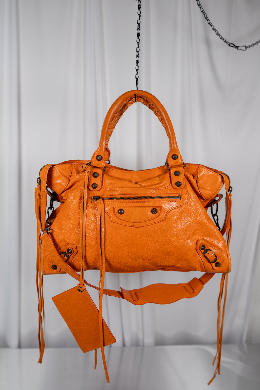 Balenciaga 2013 Orange Medium City