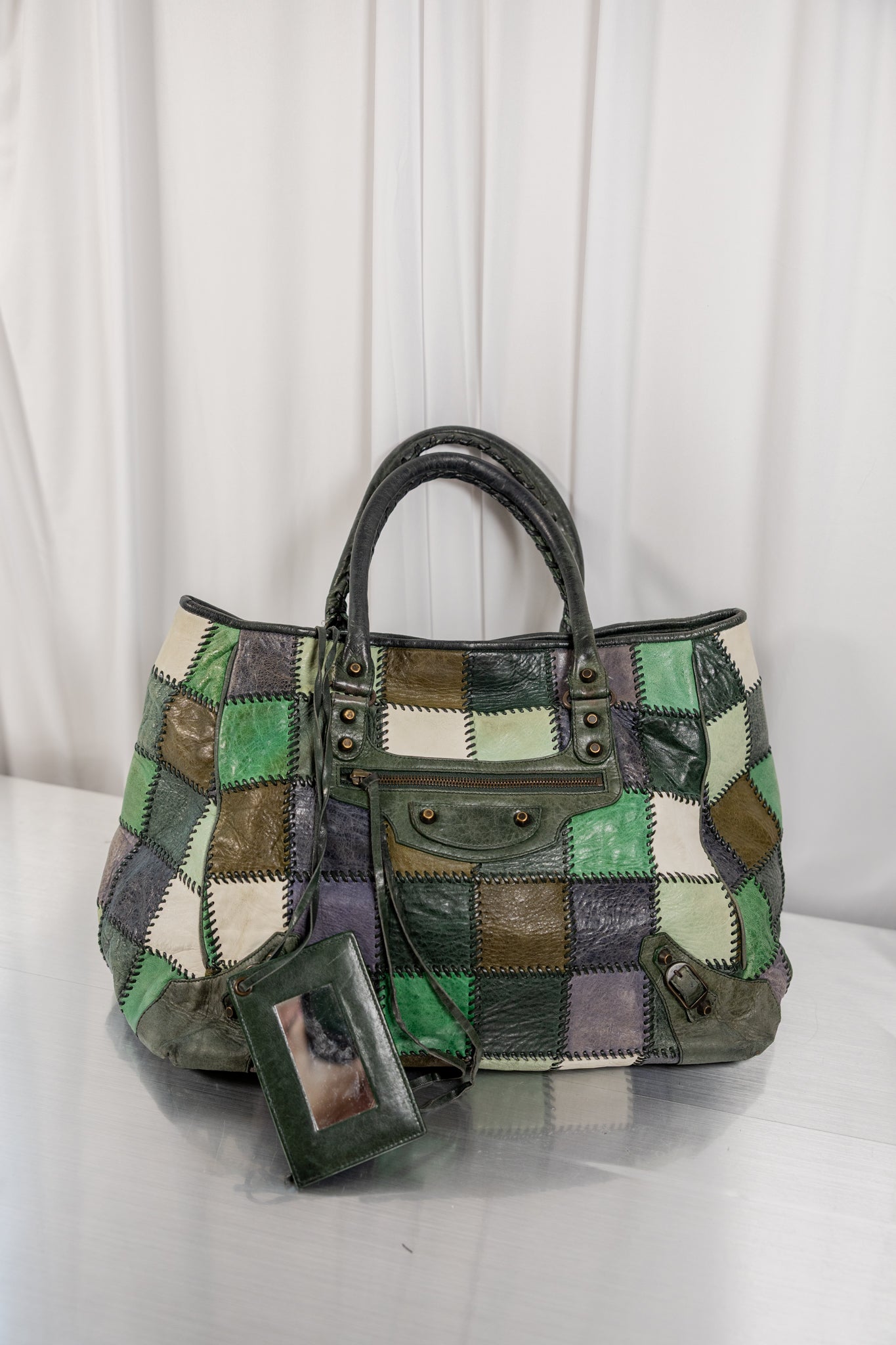 Balenciaga 2009 Ultra Rare Patchwork Sunday Tote