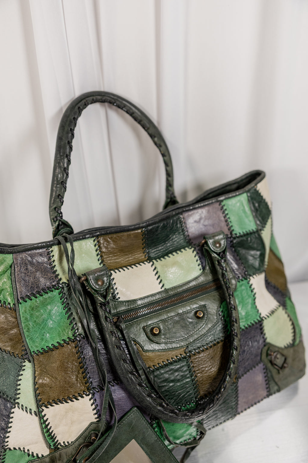 Balenciaga 2009 Ultra Rare Patchwork Sunday Tote