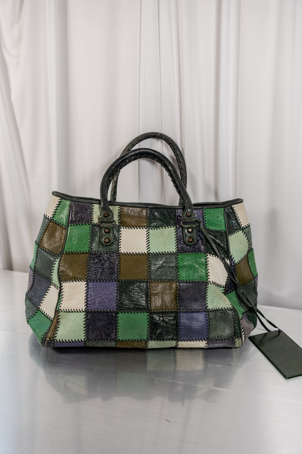 Balenciaga 2009 Ultra Rare Patchwork Sunday Tote
