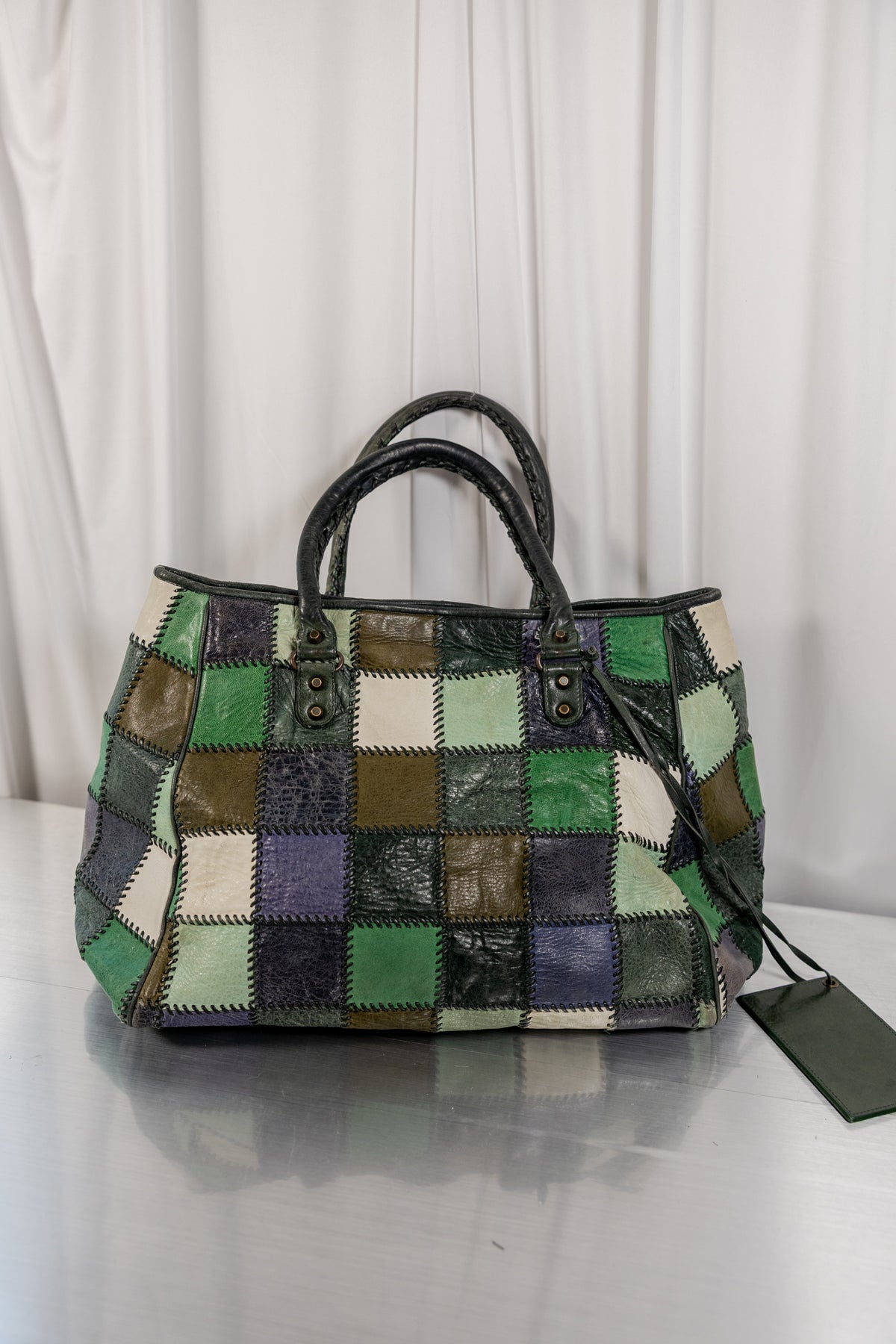 Balenciaga 2009 Ultra Rare Patchwork Sunday Tote