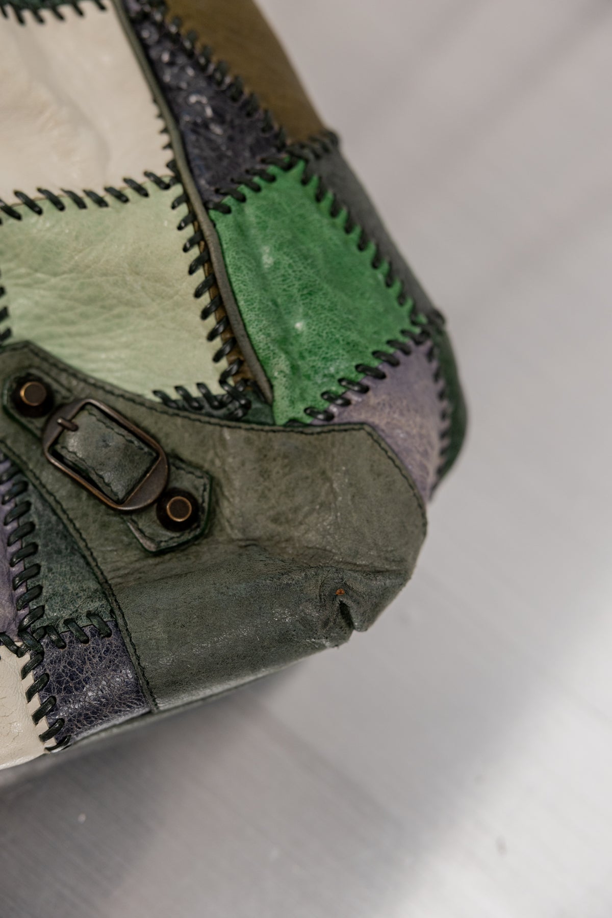 Balenciaga 2009 Ultra Rare Patchwork Sunday Tote