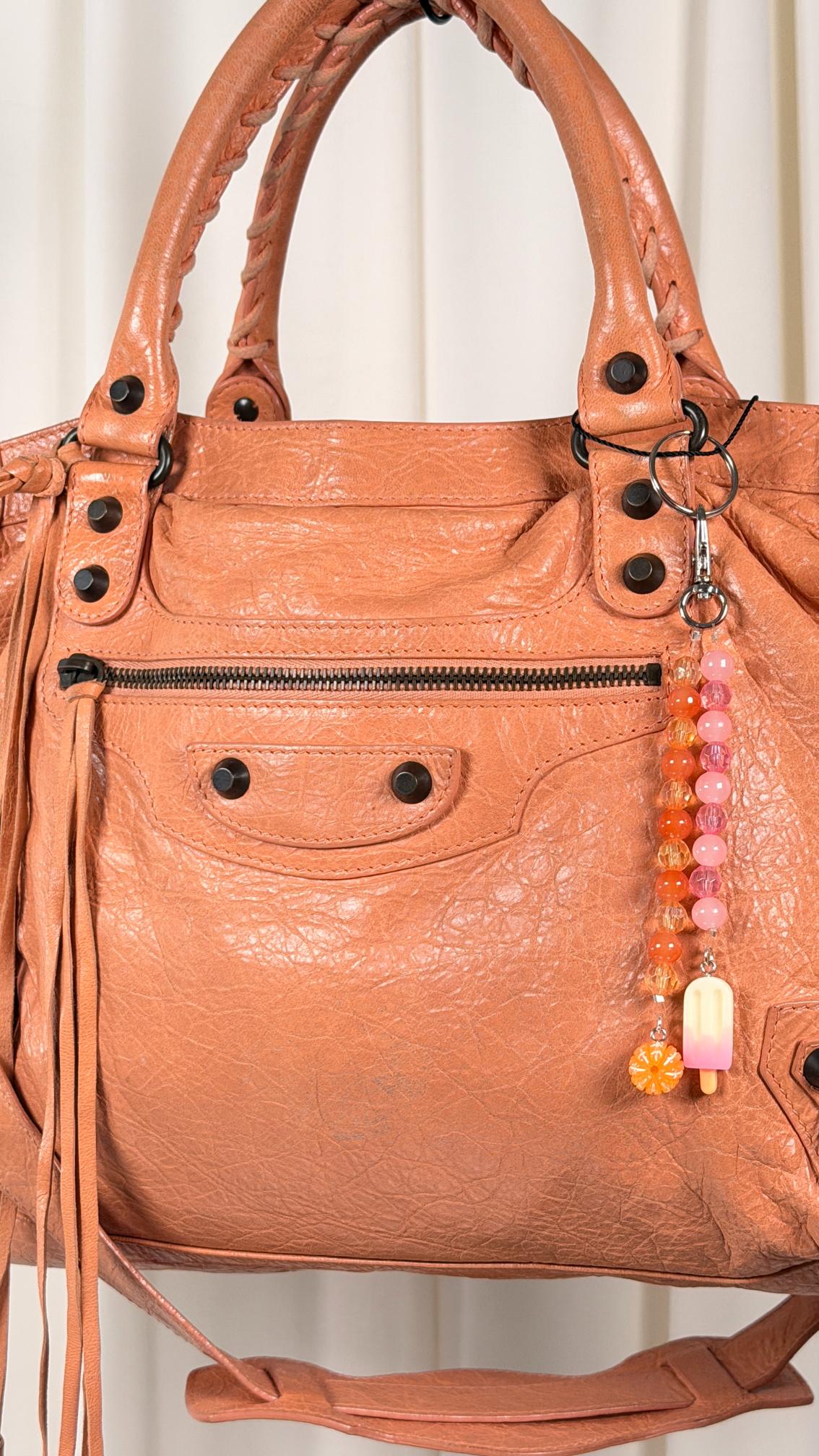Balenciaga Spring Summer Peachy City Bag