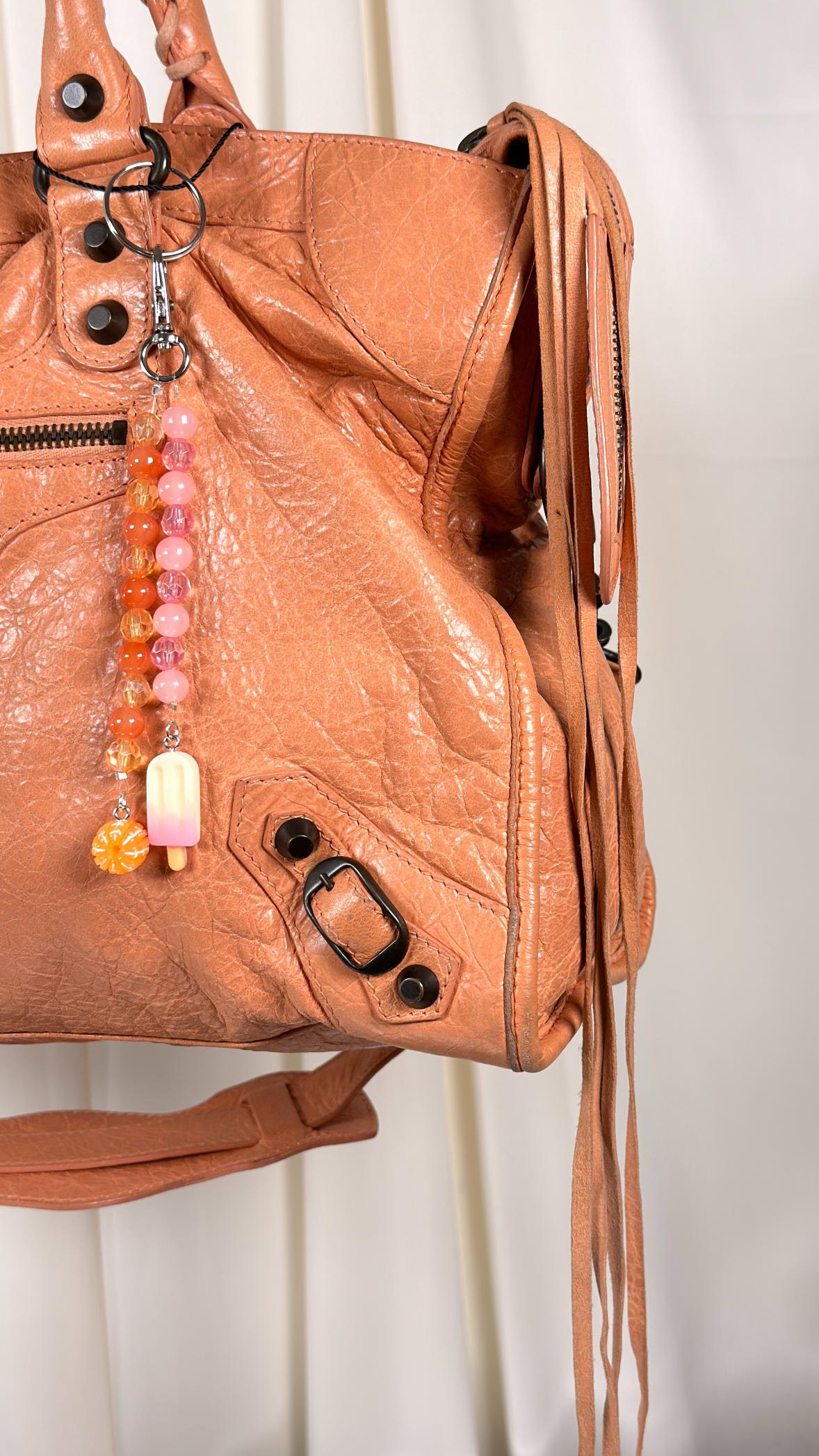 Balenciaga Spring Summer Peachy City Bag