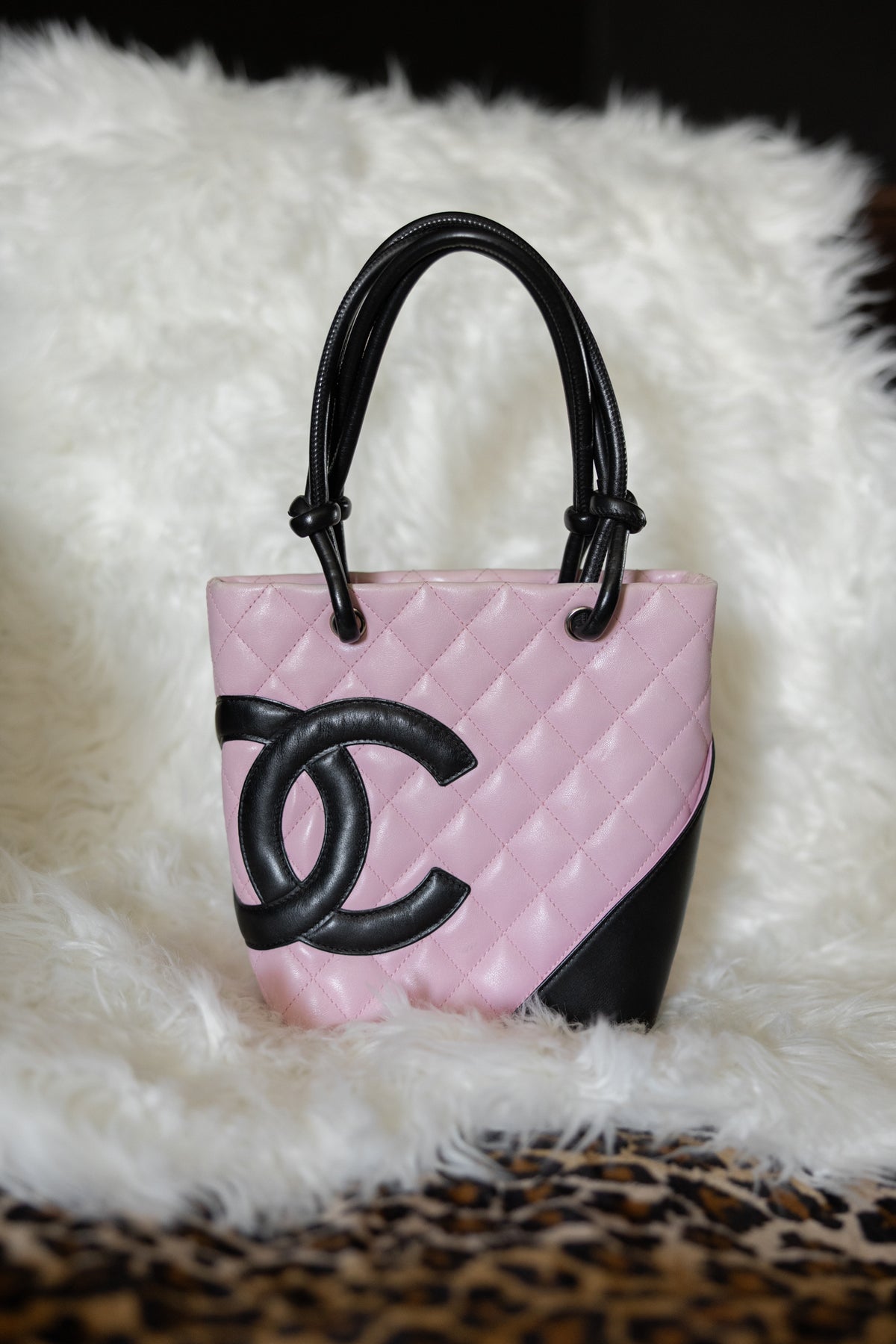 Chanel Cambon Mini Pink Tote *RARE*