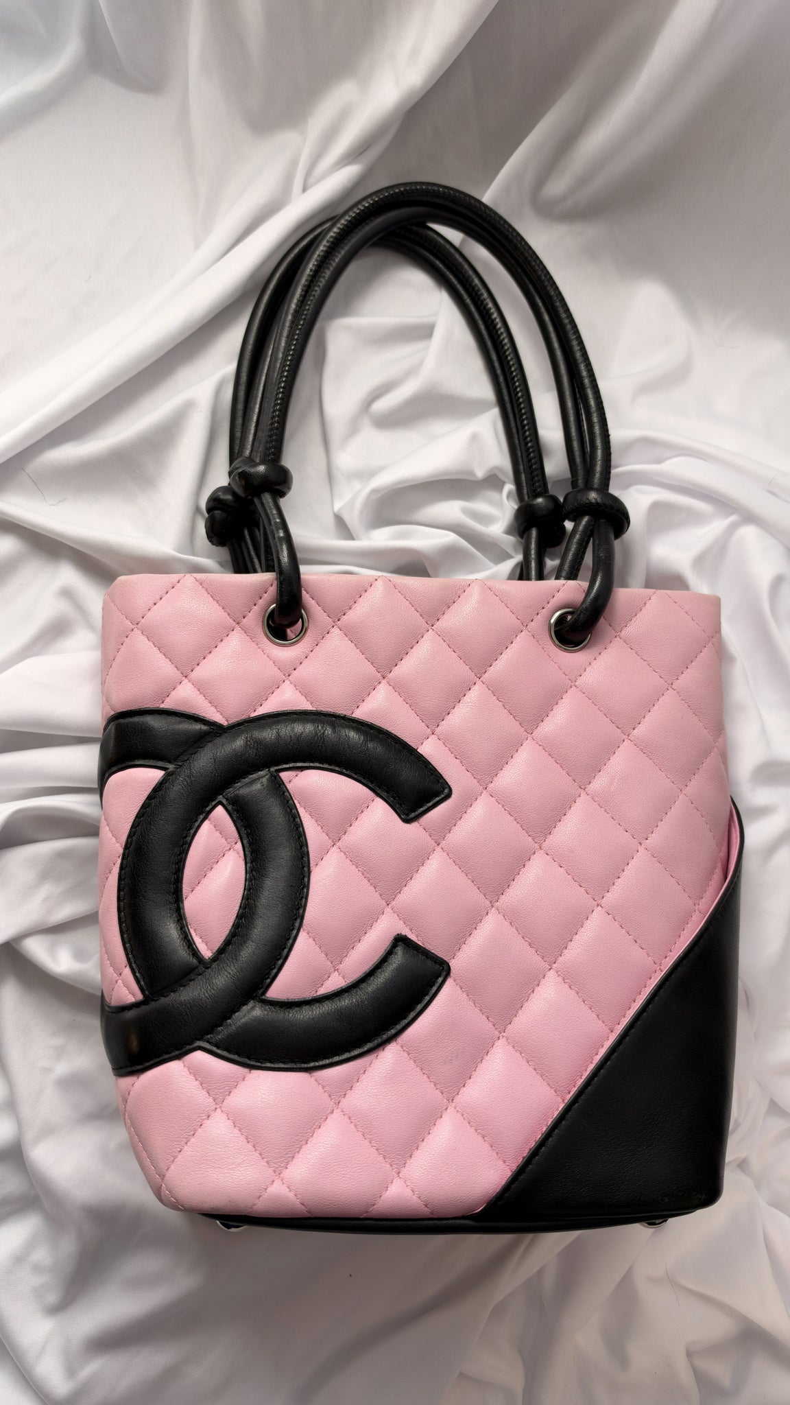 Chanel Cambon Mini Pink Tote *RARE*