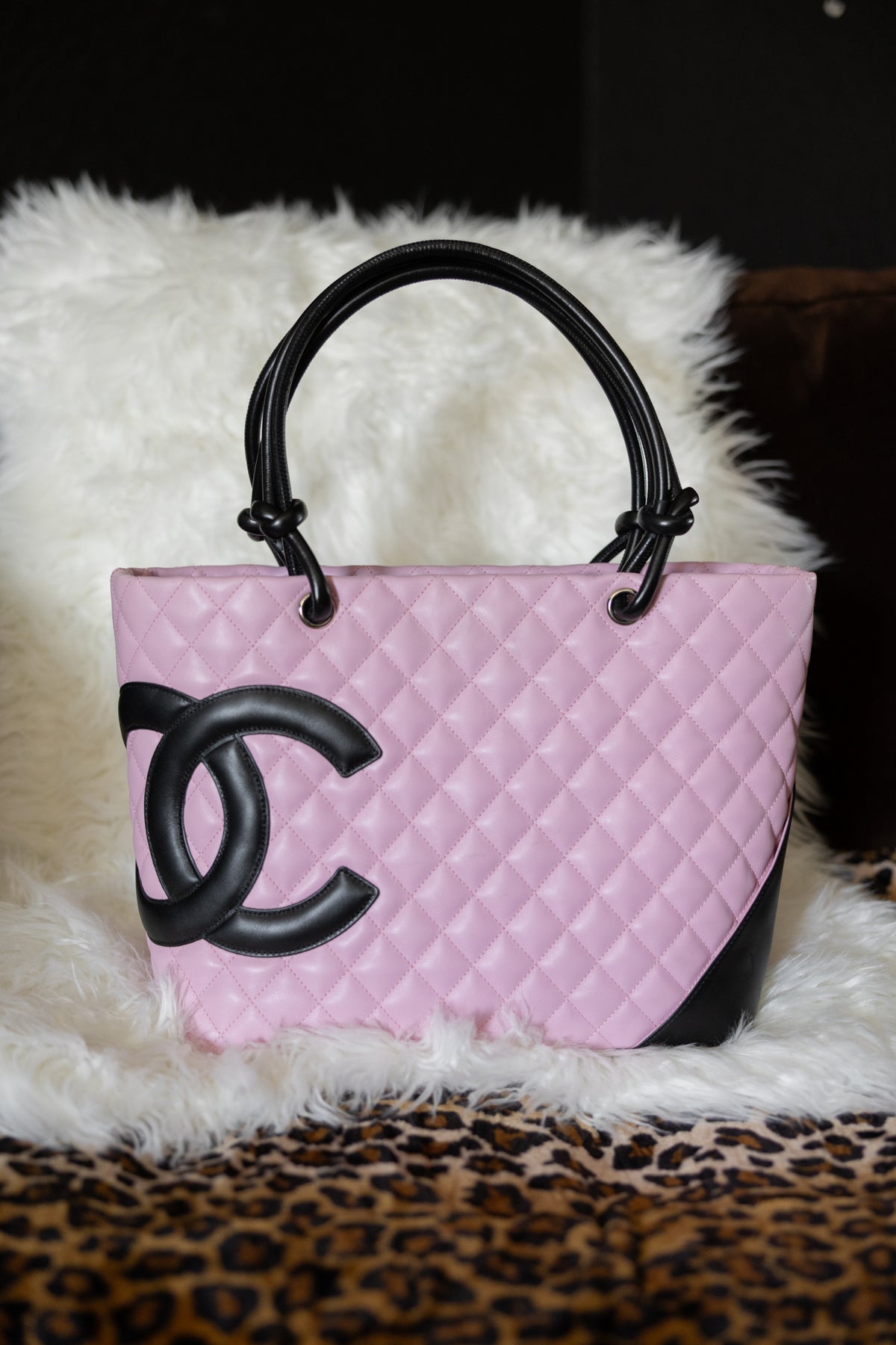 Chanel Cambon Pink Tote