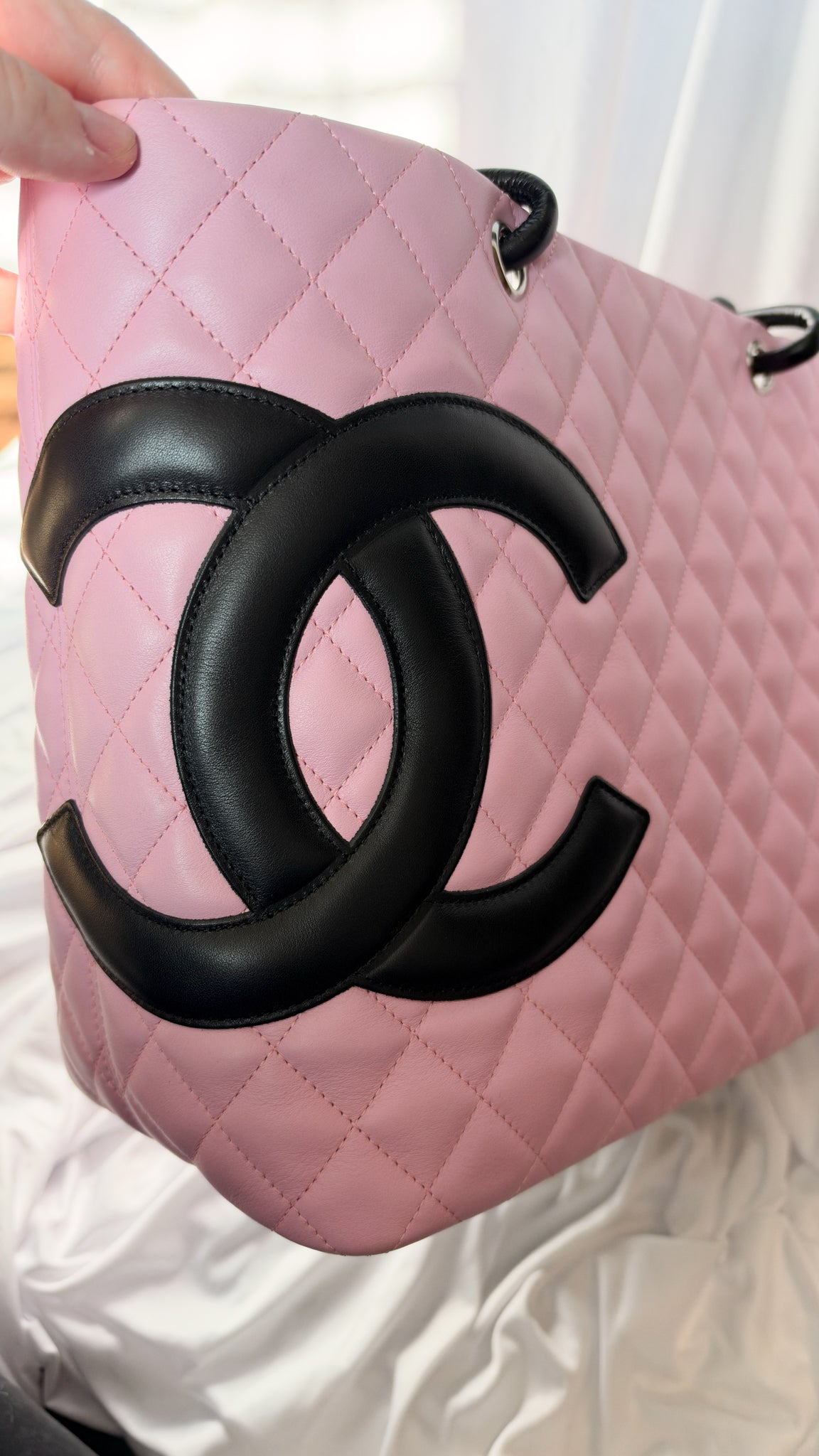 Chanel Cambon Pink Tote