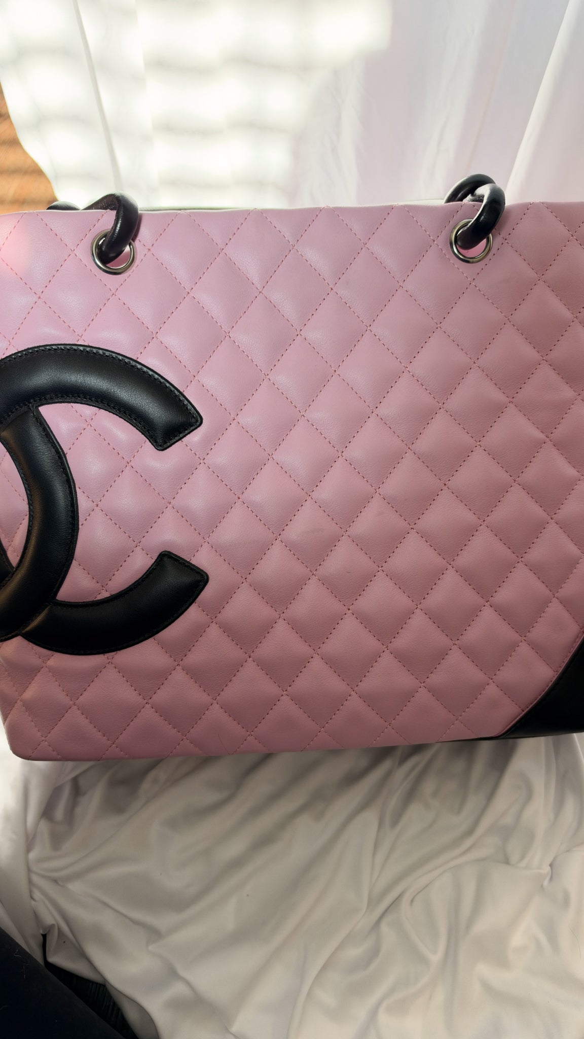 Chanel Cambon Pink Tote