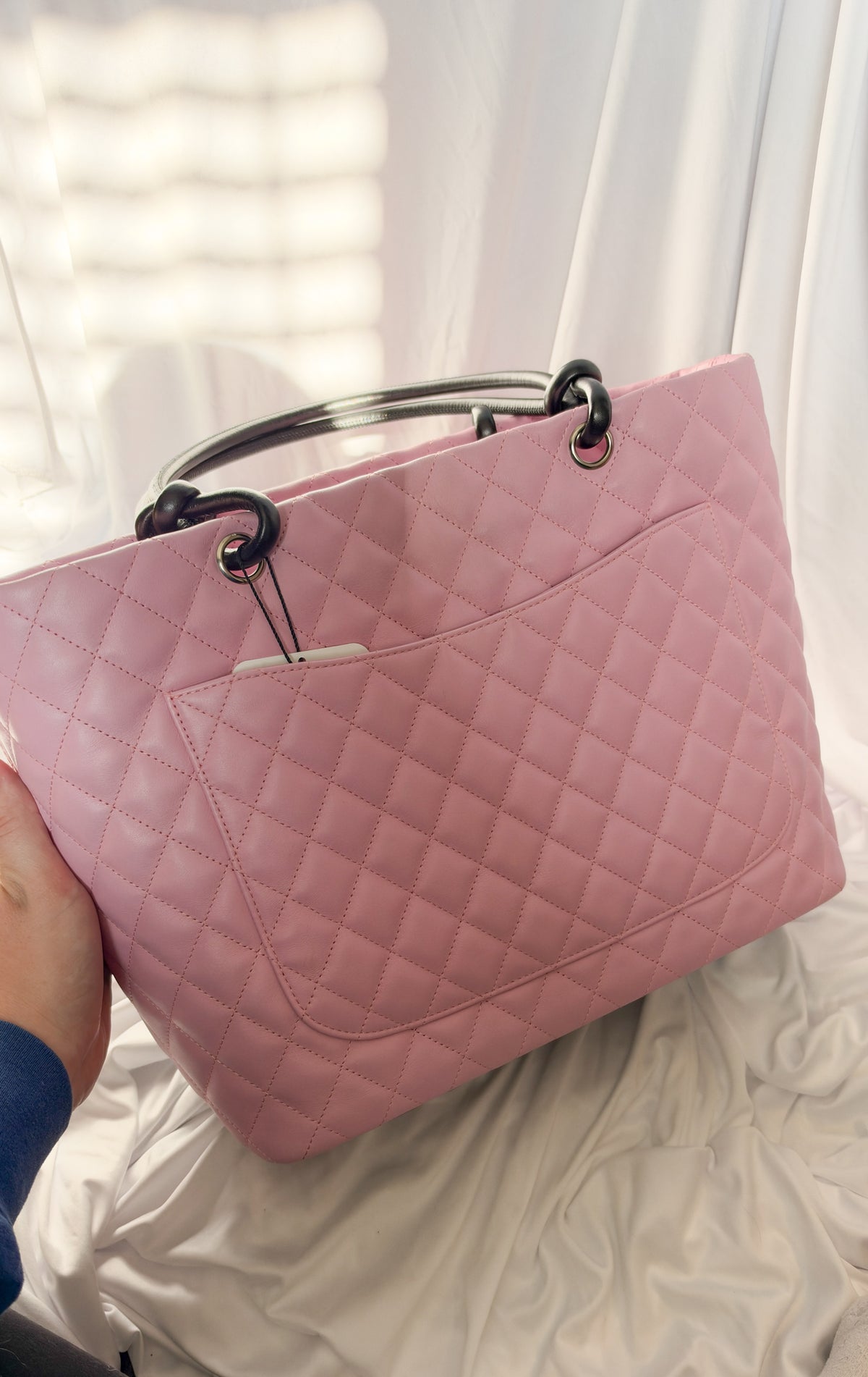 Chanel Cambon Pink Tote
