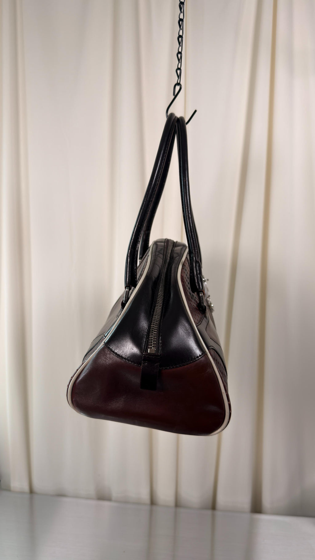Prada Brown Bowler Bag