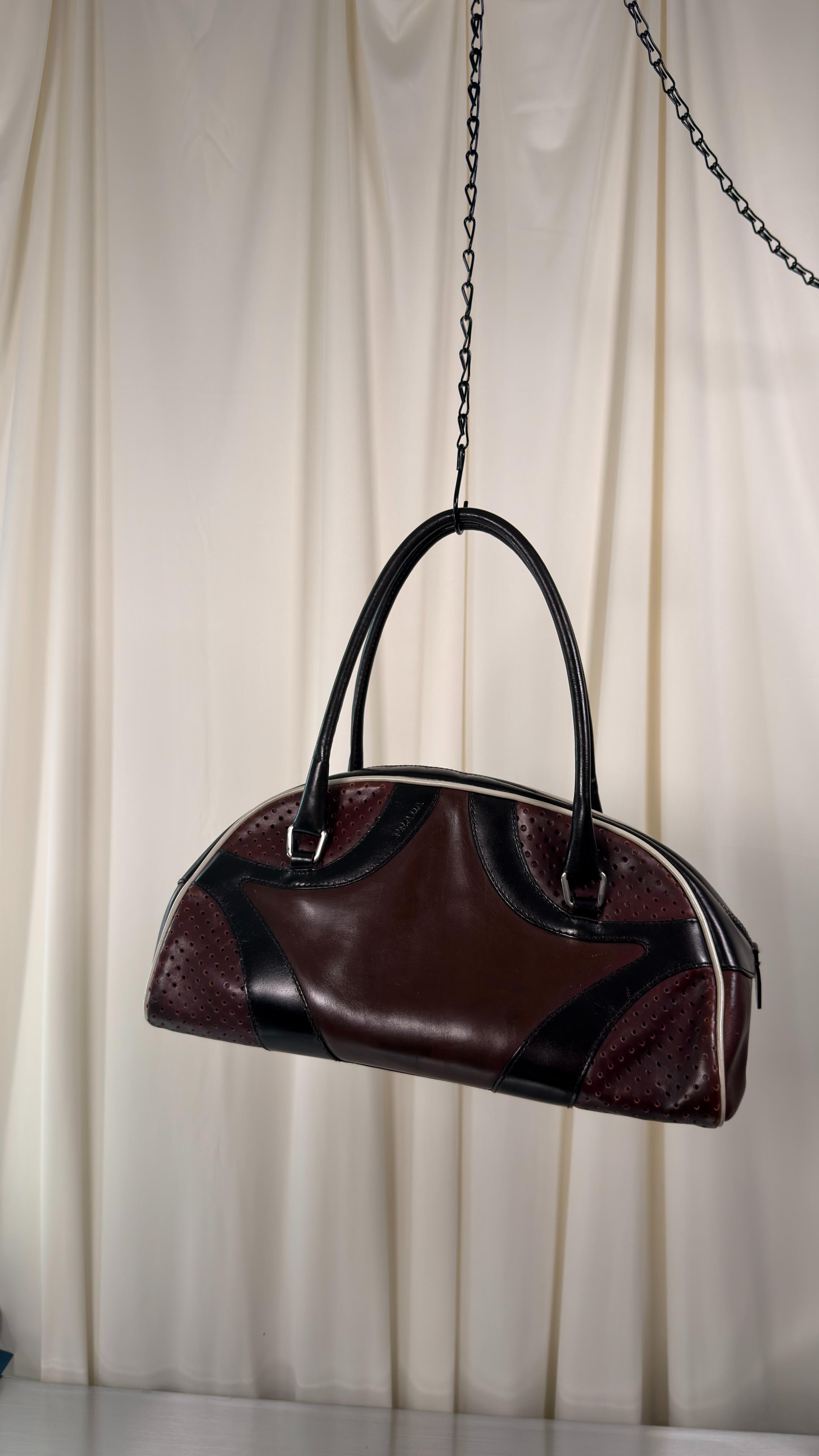 Prada Brown Bowler Bag