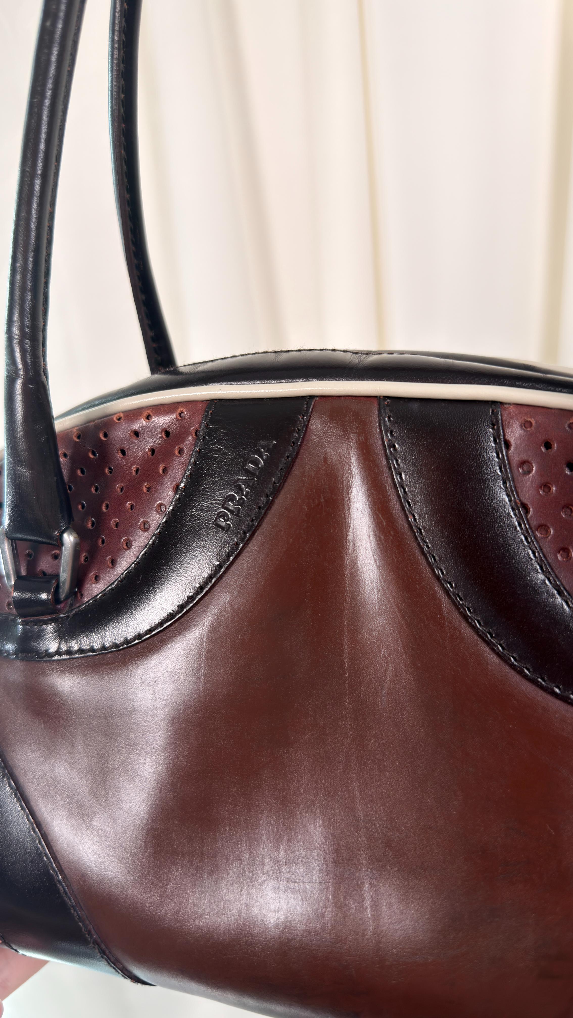 Prada Brown Bowler Bag