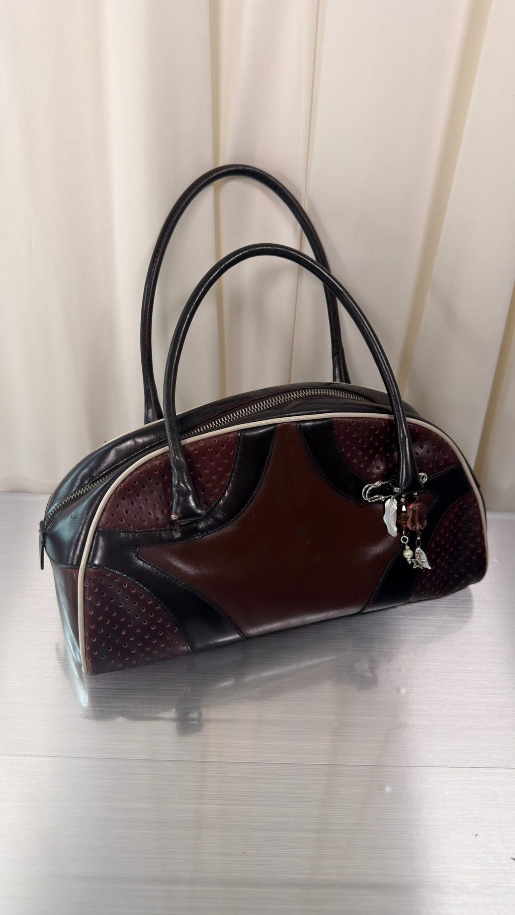 Prada Brown Bowler Bag