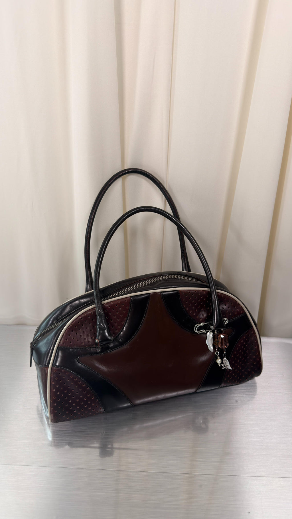 Prada Brown Bowler Bag