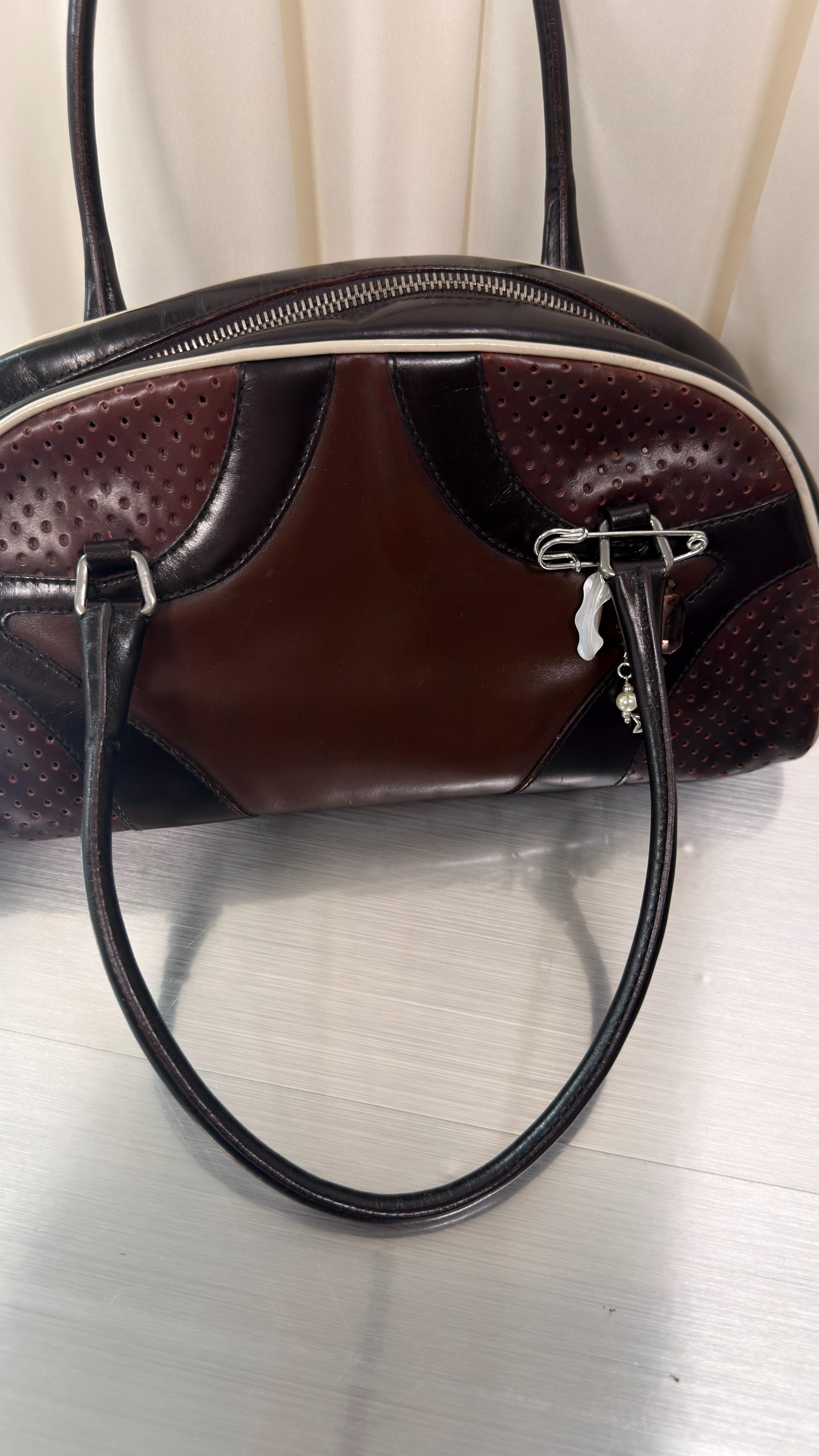Prada Brown Bowler Bag