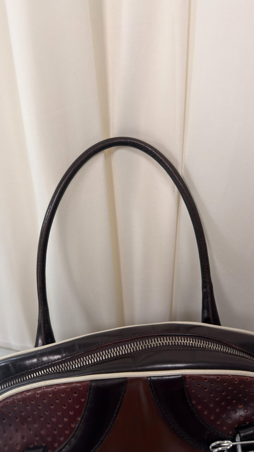 Prada Brown Bowler Bag