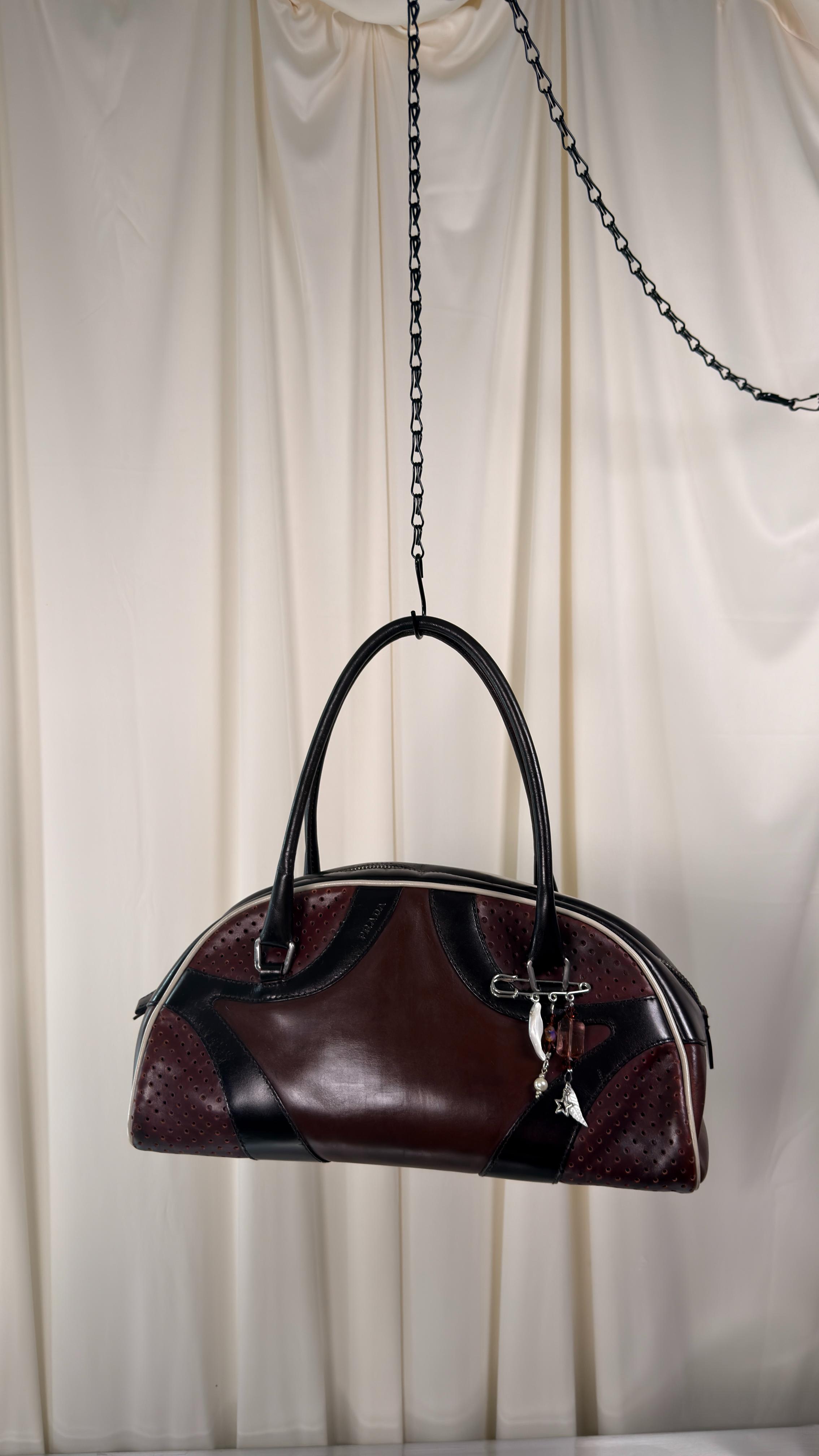 Prada Brown Bowler Bag