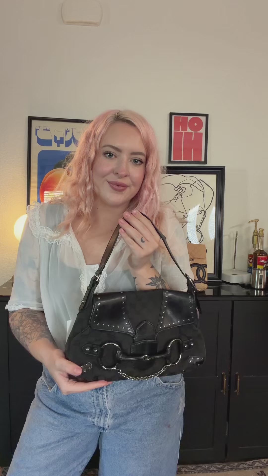 Gucci Horsebit Shoulder Bag
