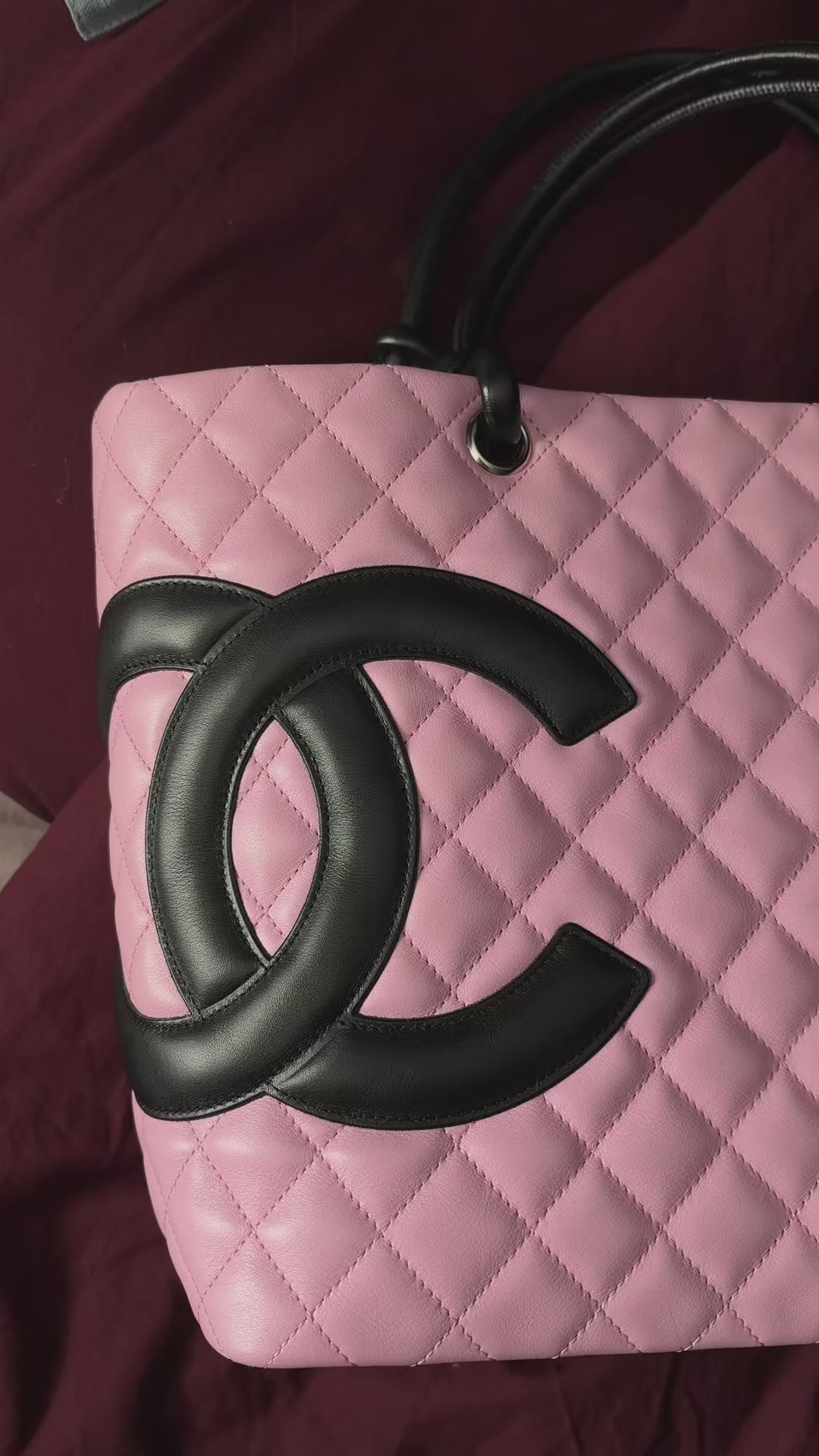 Chanel Cambon Pink Tote