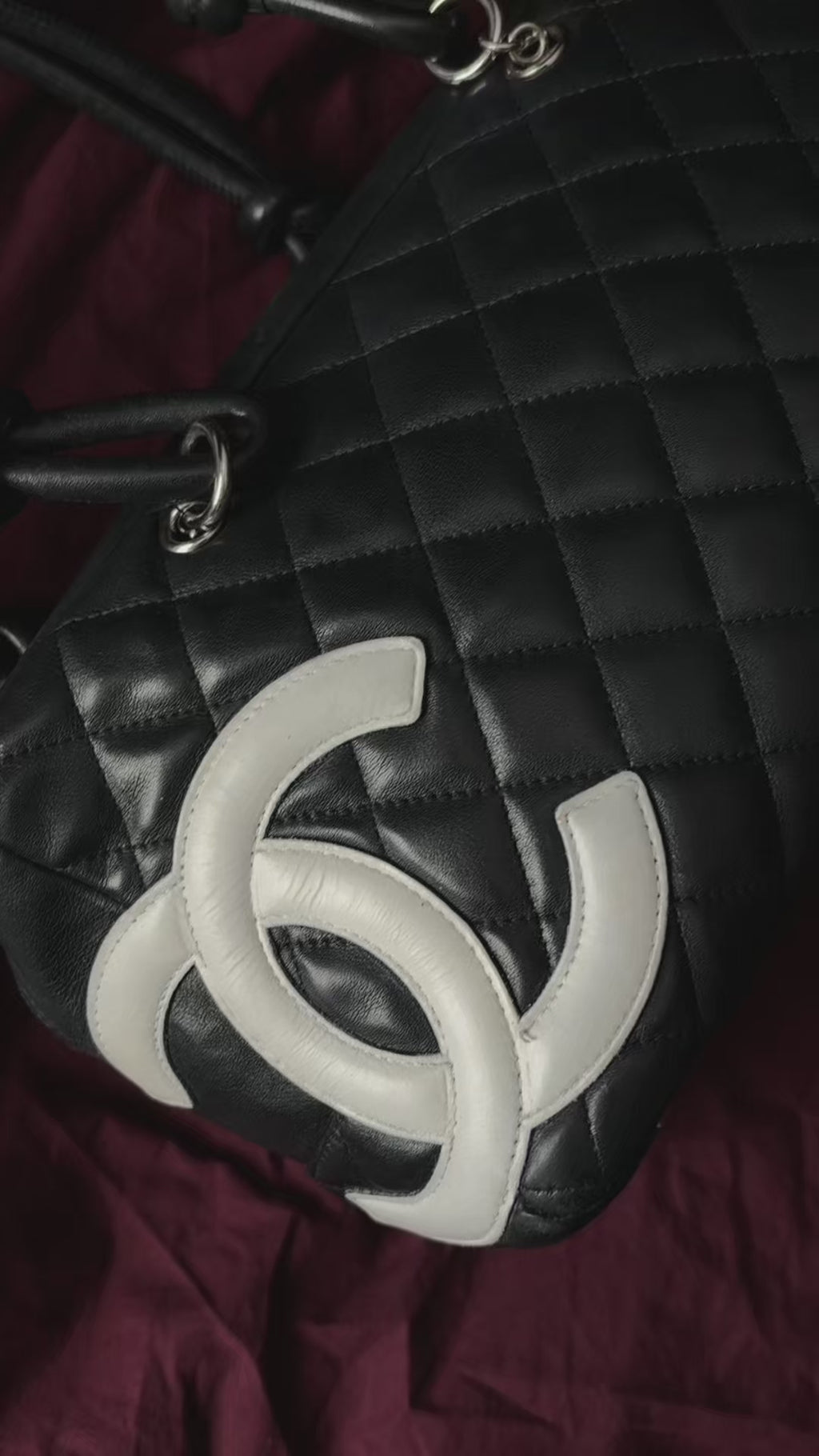 Chanel Cambon Black Bowler