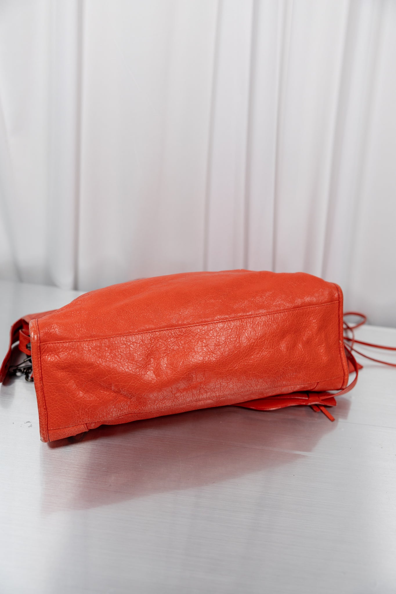 Balenciaga 2013 Red-Orange Medium City
