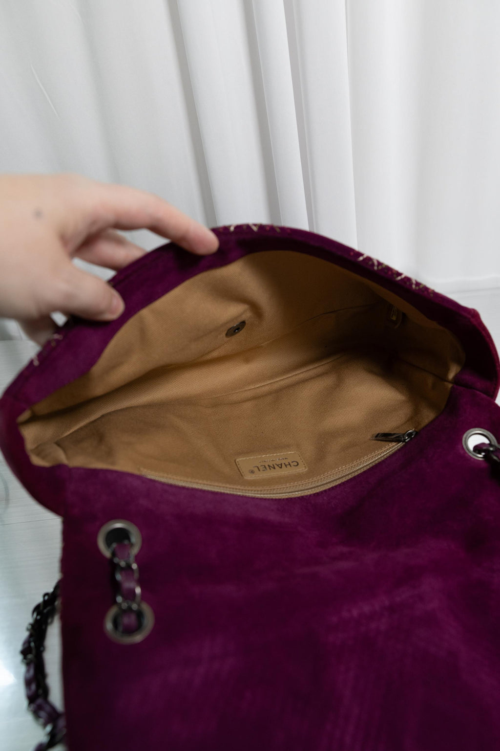 Chanel Suede Wildstitch Bag