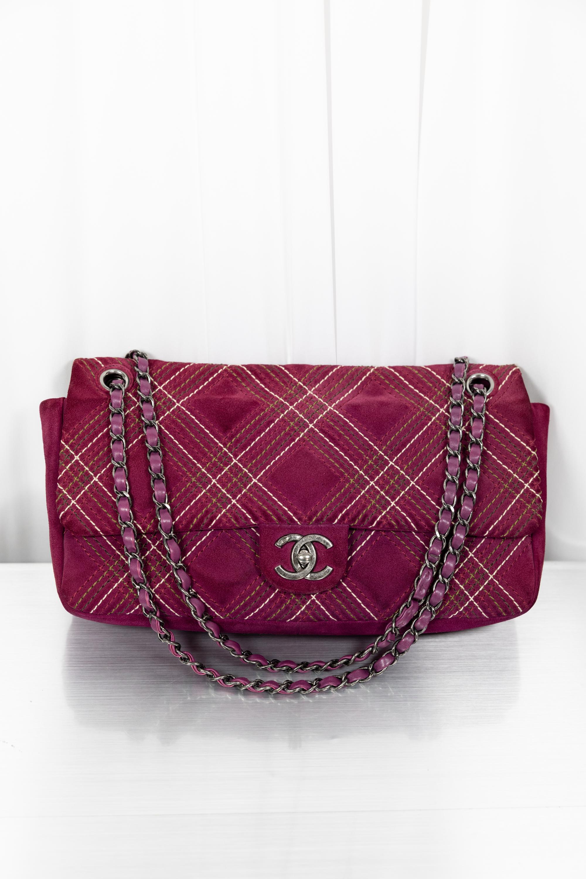 Chanel Suede Wildstitch Bag