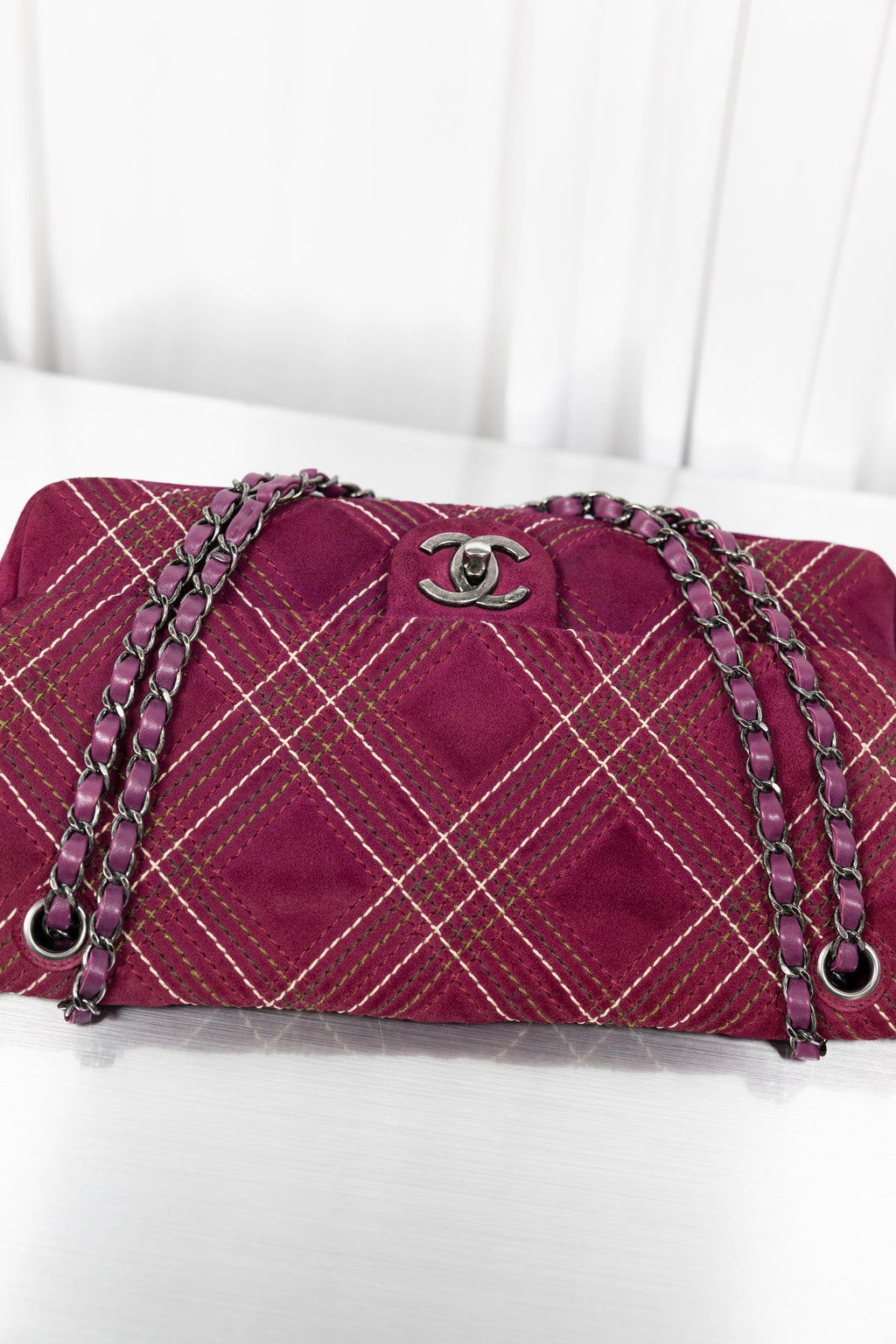 Chanel Suede Wildstitch Bag