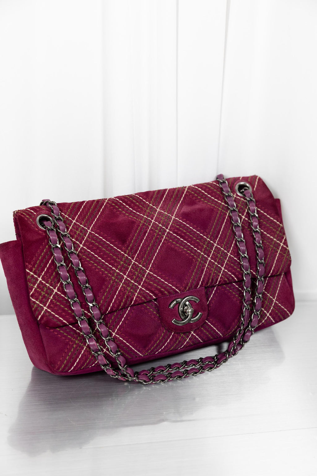 Chanel Suede Wildstitch Bag