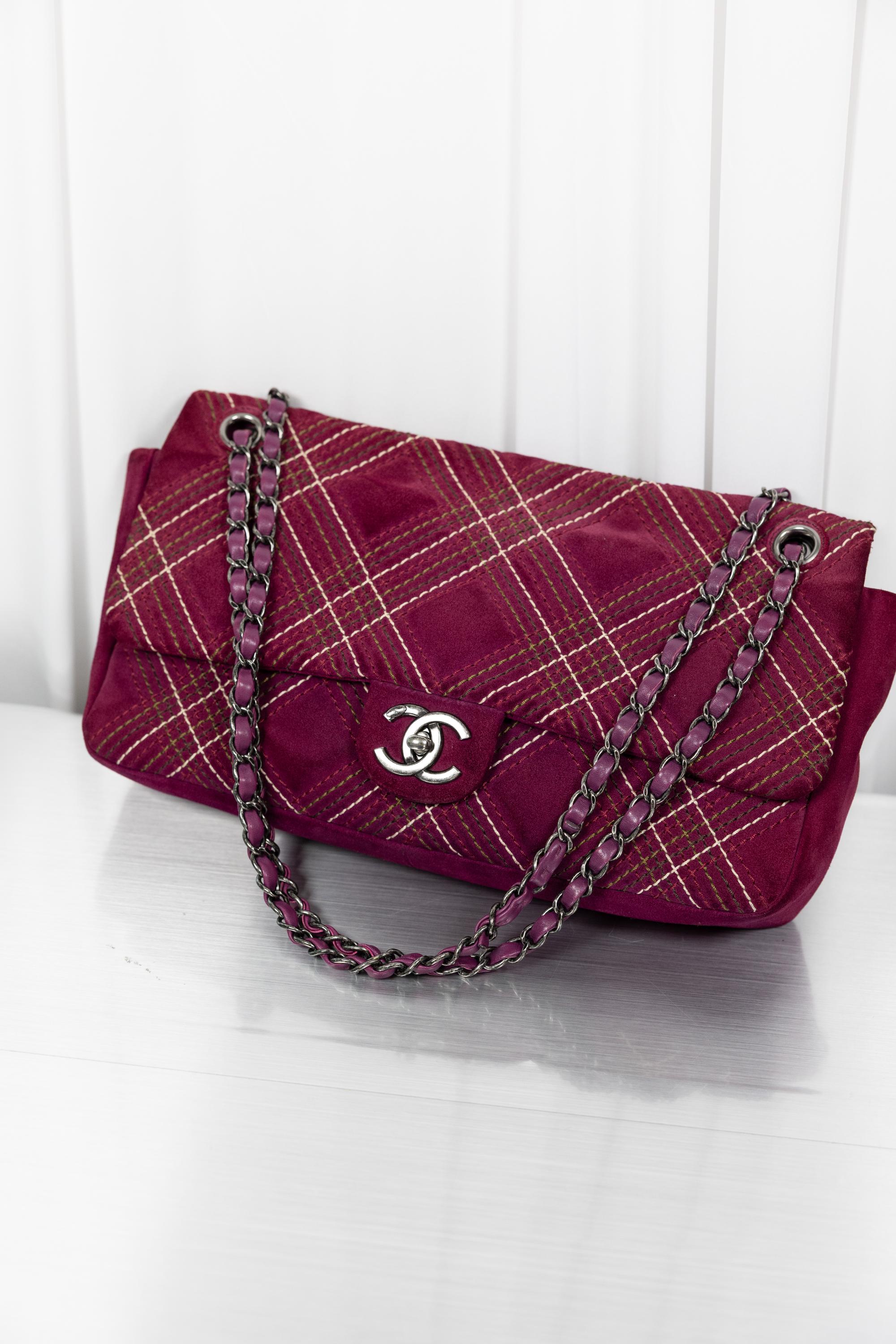Chanel Suede Wildstitch Bag