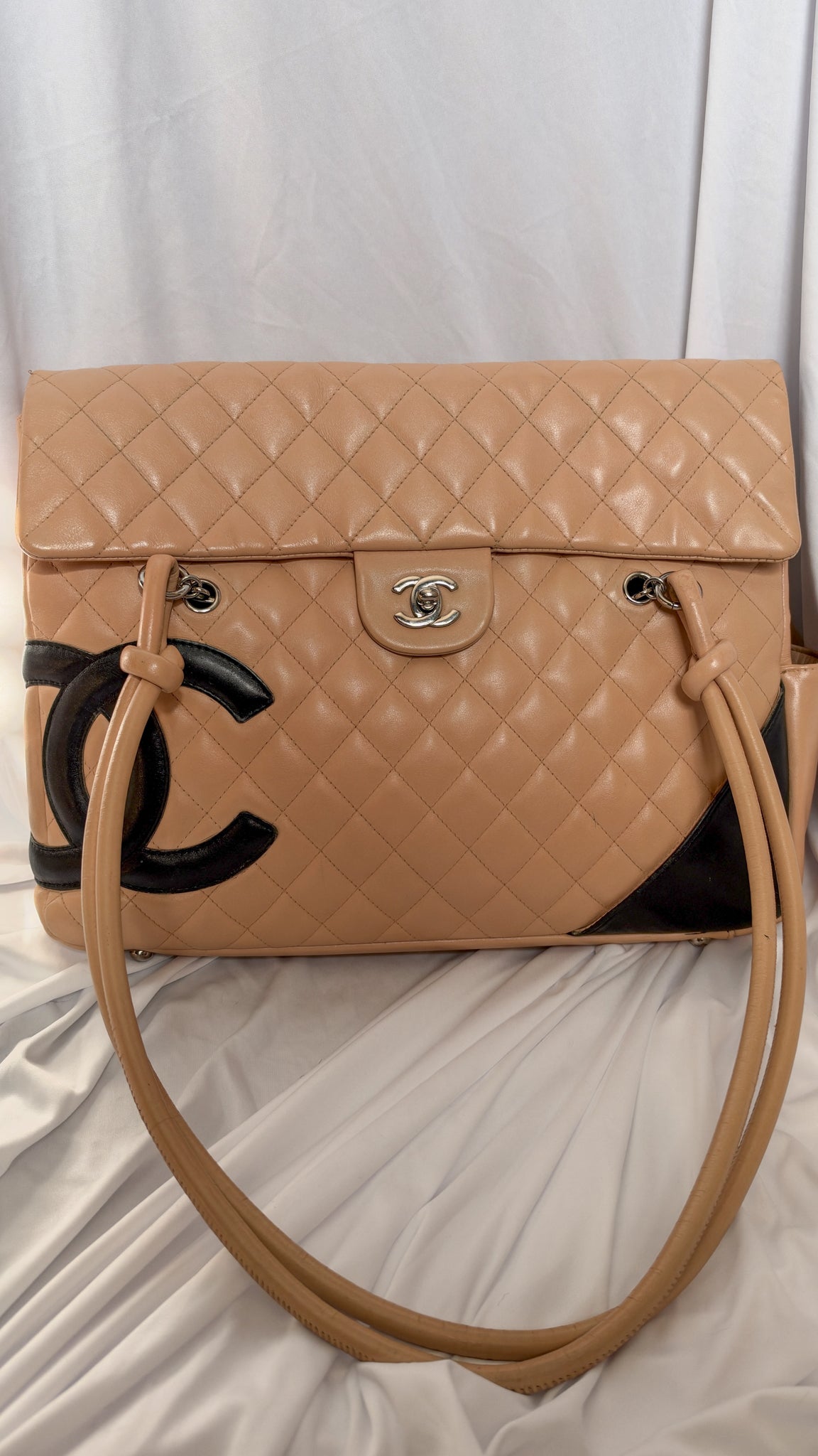 Chanel Cambon Flap Bag Tan *Rare*