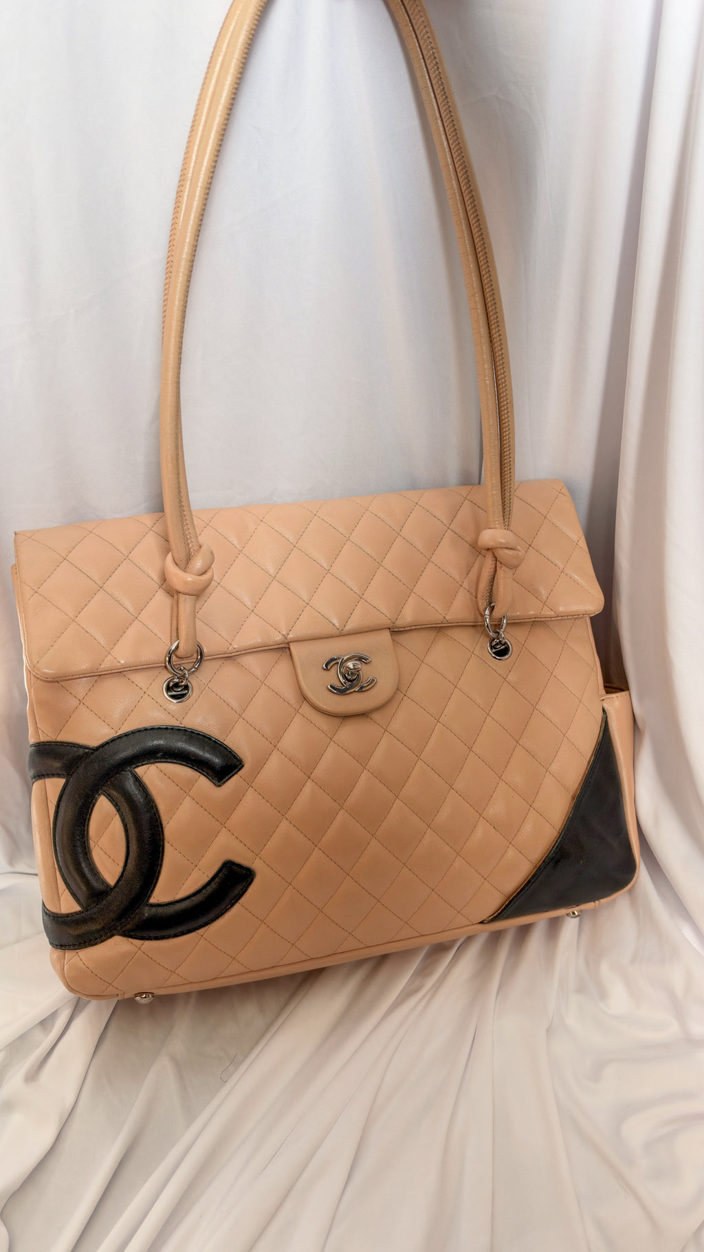 Chanel Cambon Flap Bag Tan *Rare*