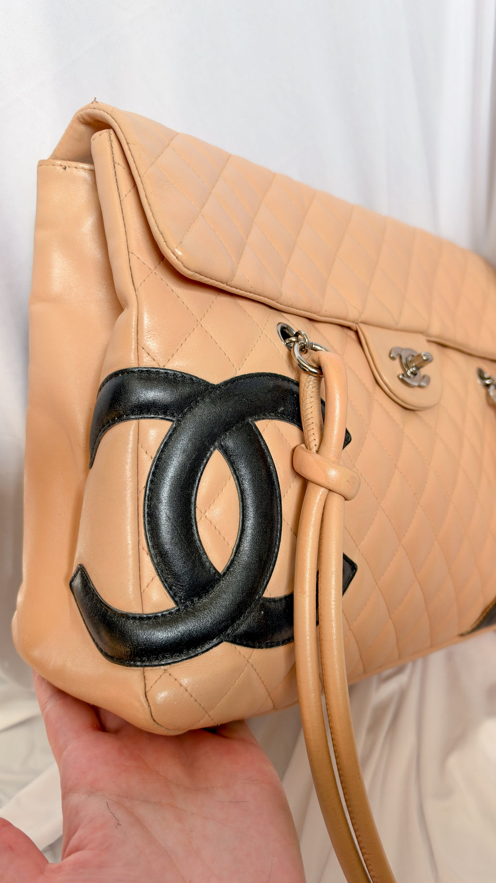 Chanel Cambon Flap Bag Tan *Rare*