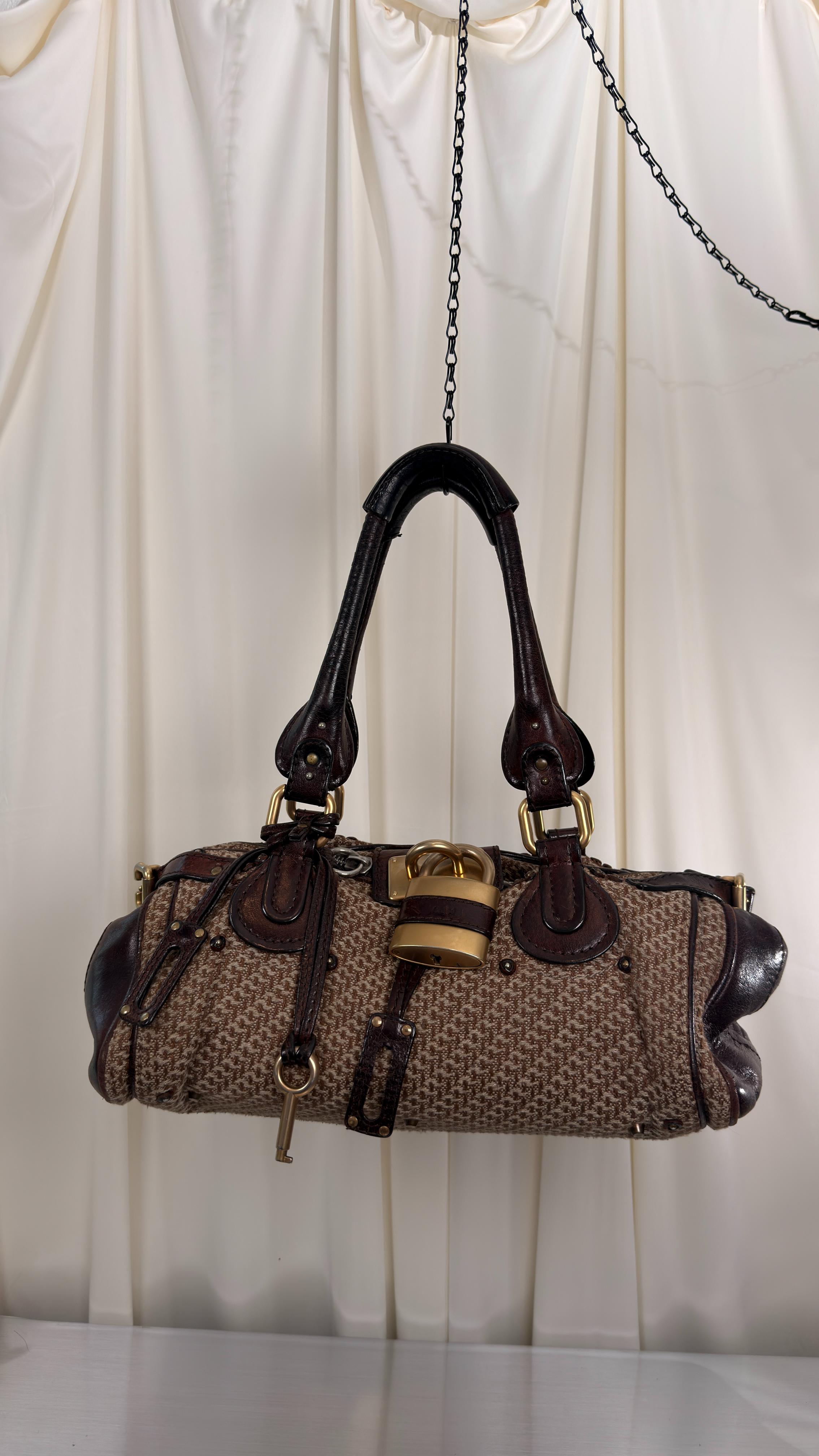 Chloe Tweed Paddington Bag