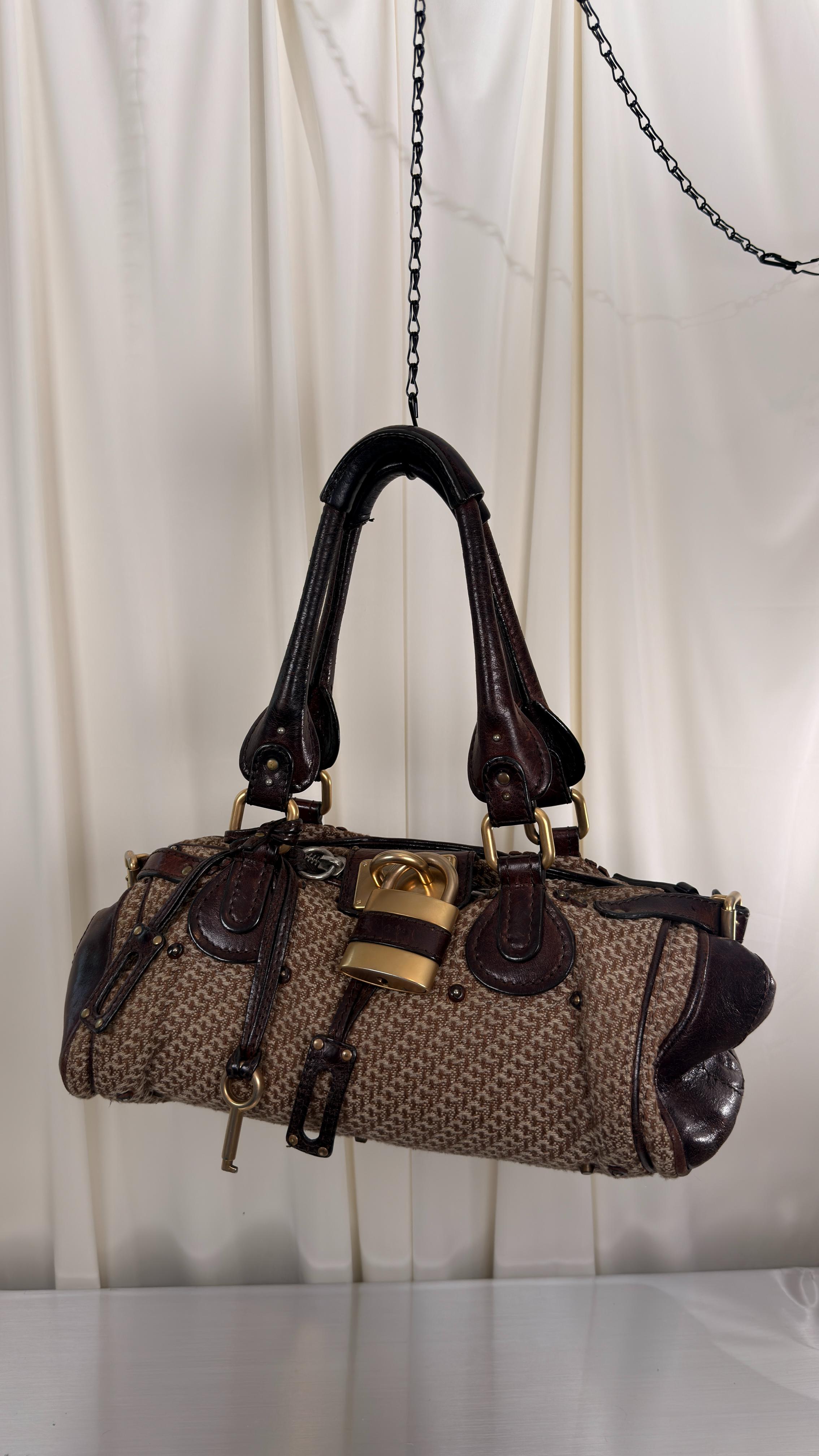 Chloe Tweed Paddington Bag